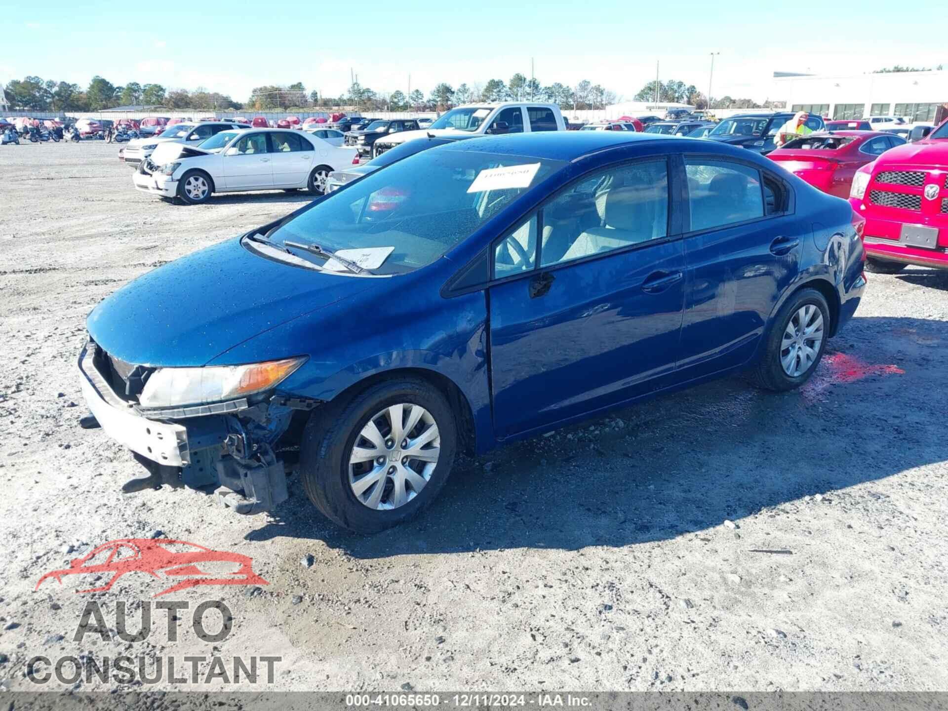 HONDA CIVIC 2012 - 2HGFB2F54CH501042