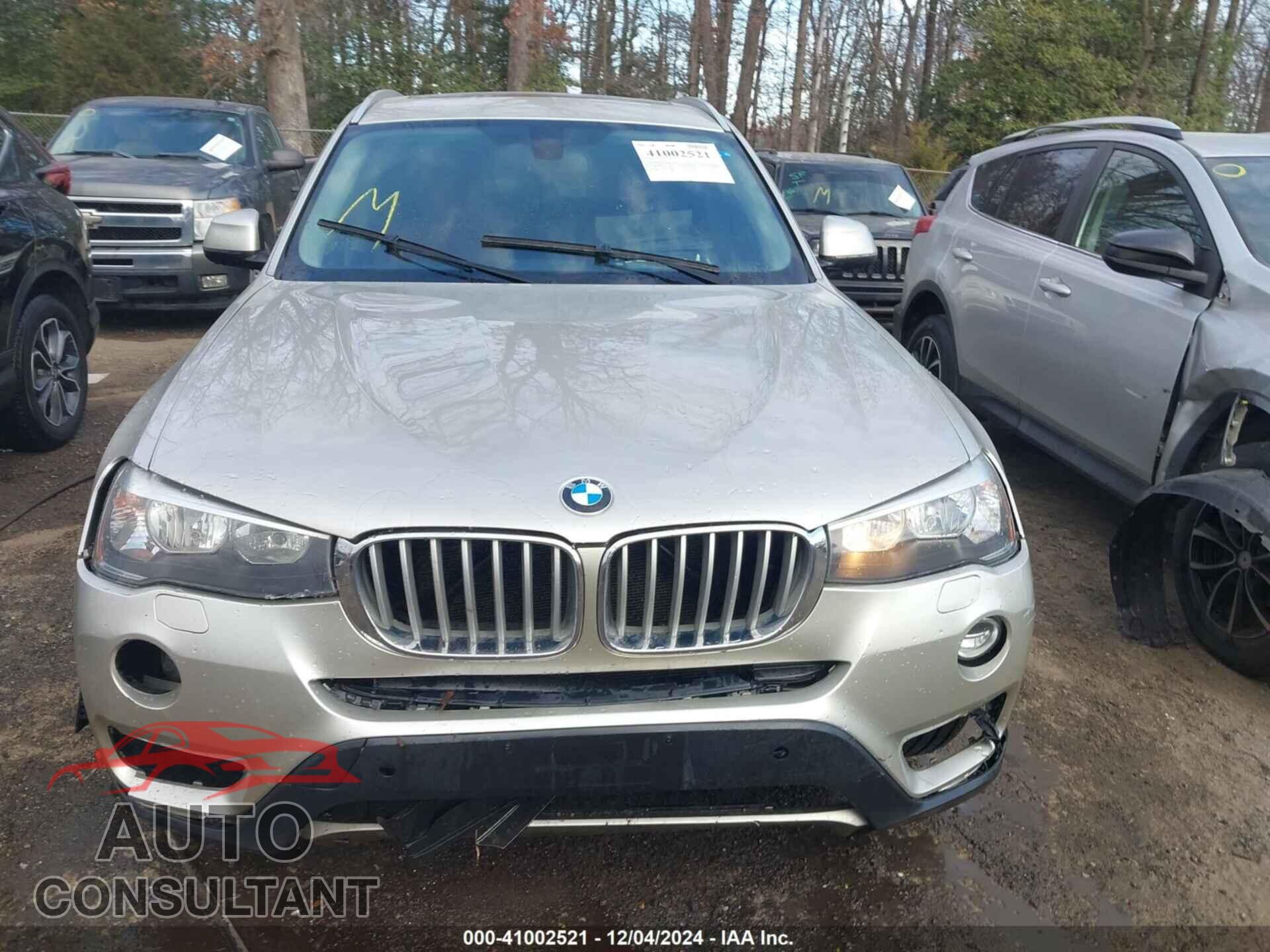 BMW X3 2016 - 5UXWX9C52G0D76311