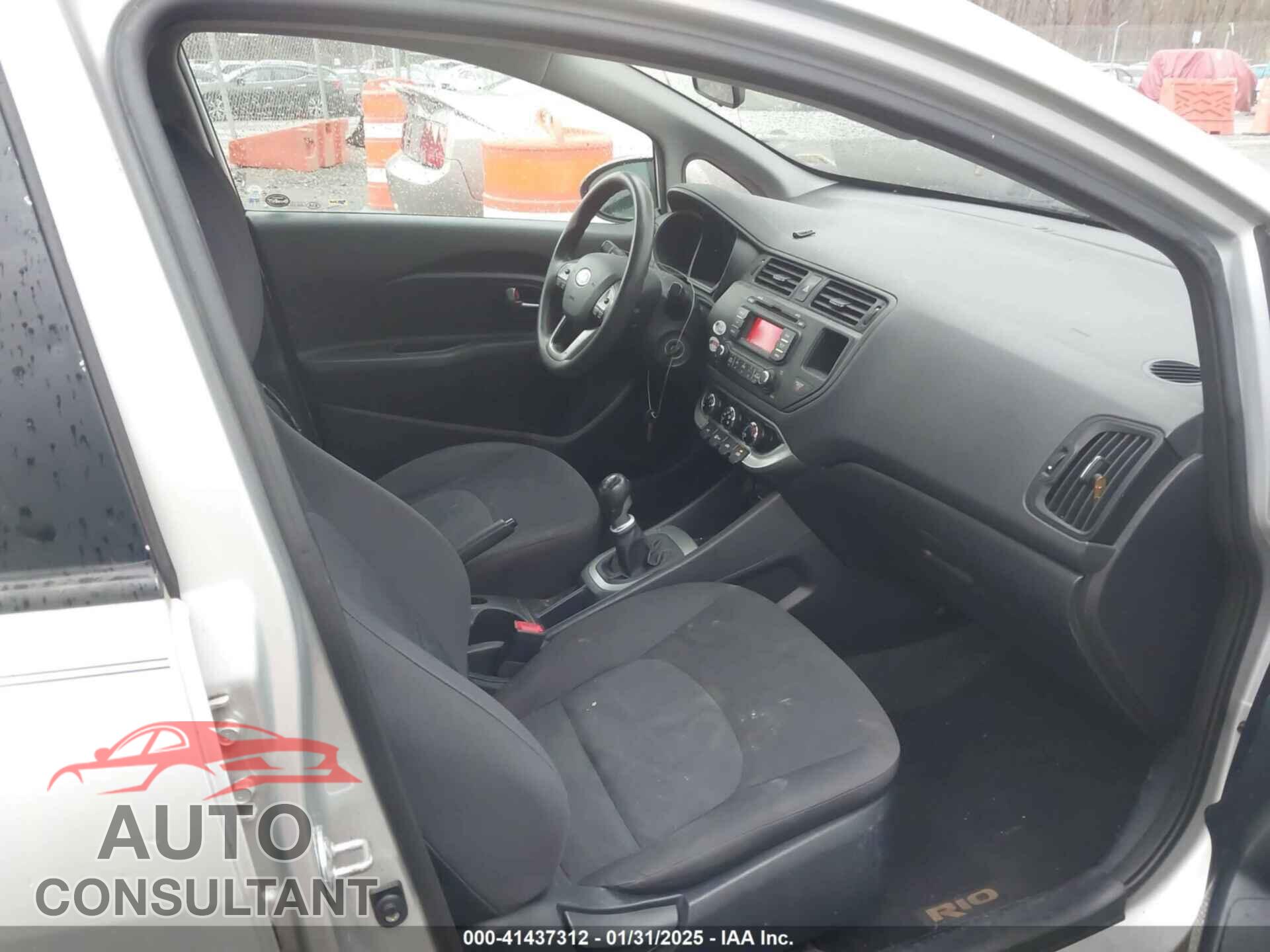 KIA RIO 2012 - KNADM4A33C6034535
