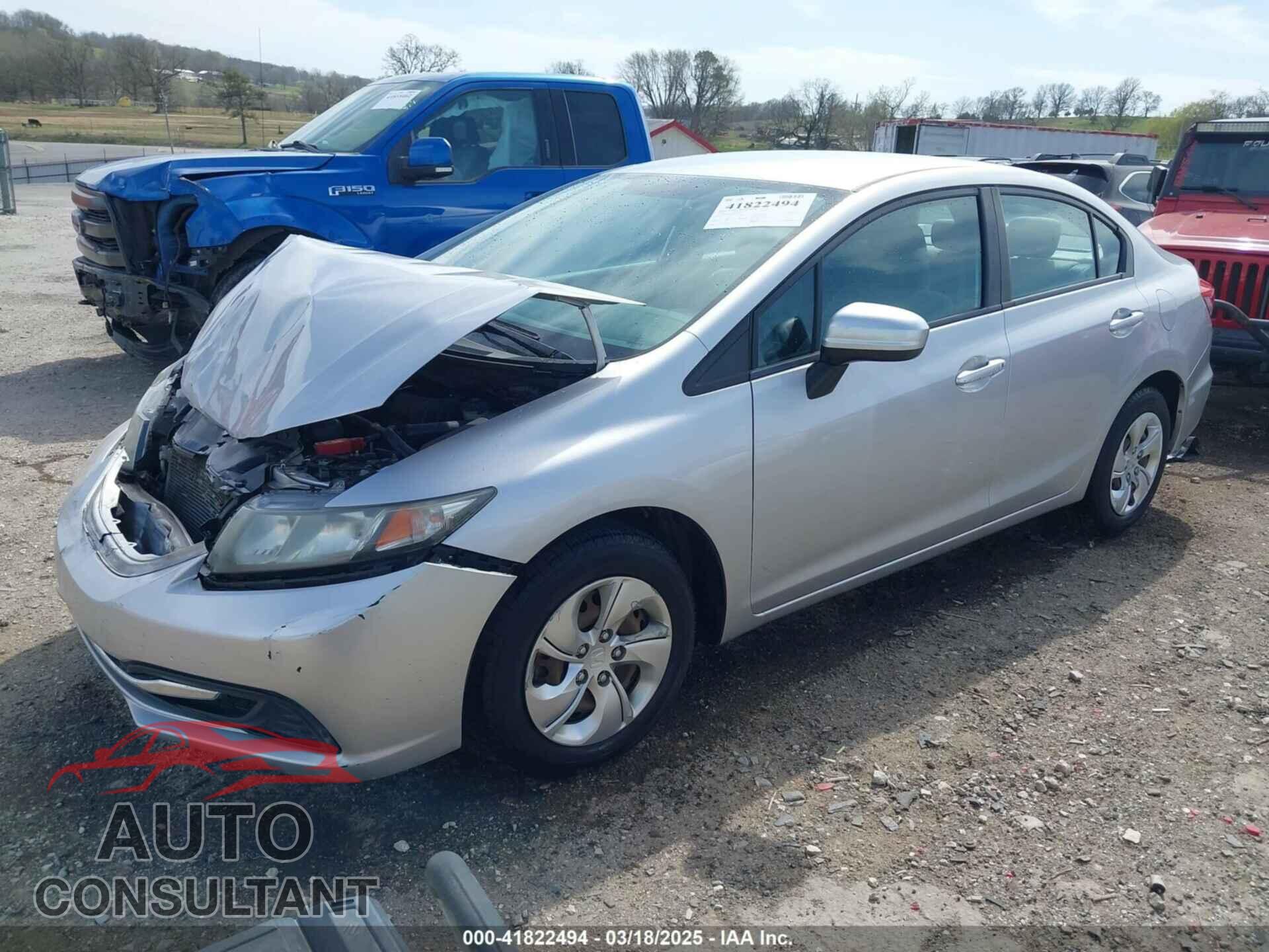 HONDA CIVIC 2014 - 19XFB2F50EE039186