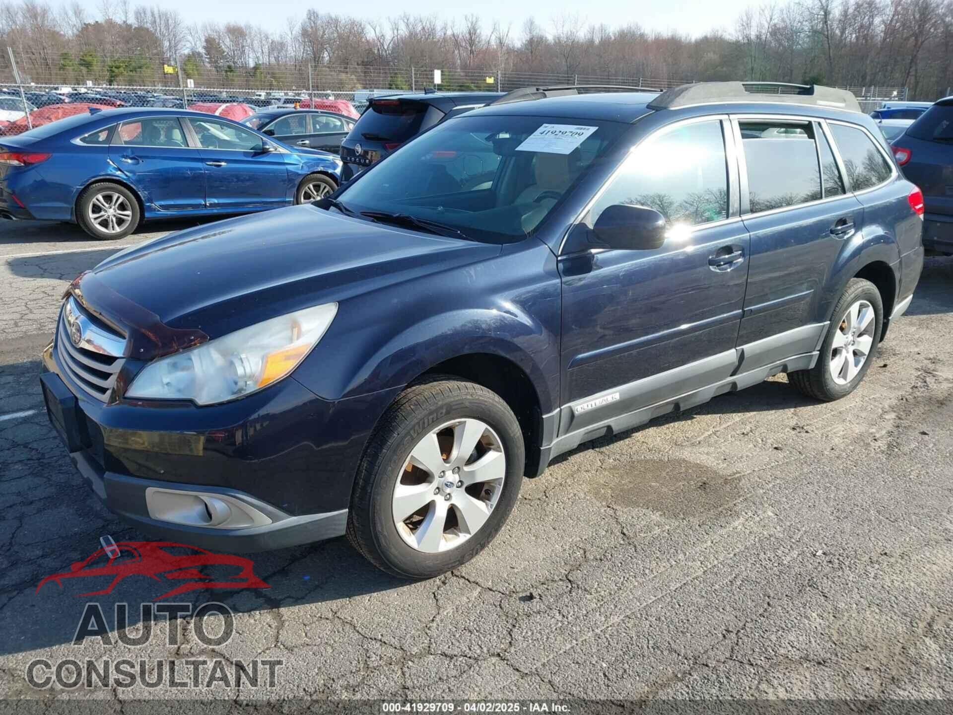 SUBARU OUTBACK 2012 - 4S4BRBGC6C3265885