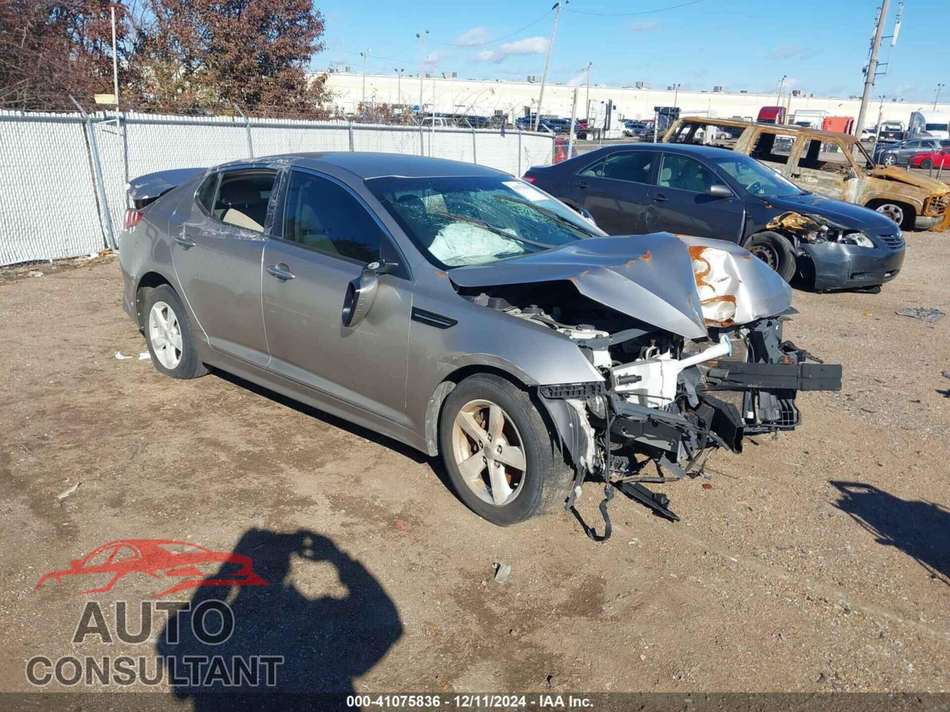 KIA OPTIMA 2014 - KNAGM4A76E5465850