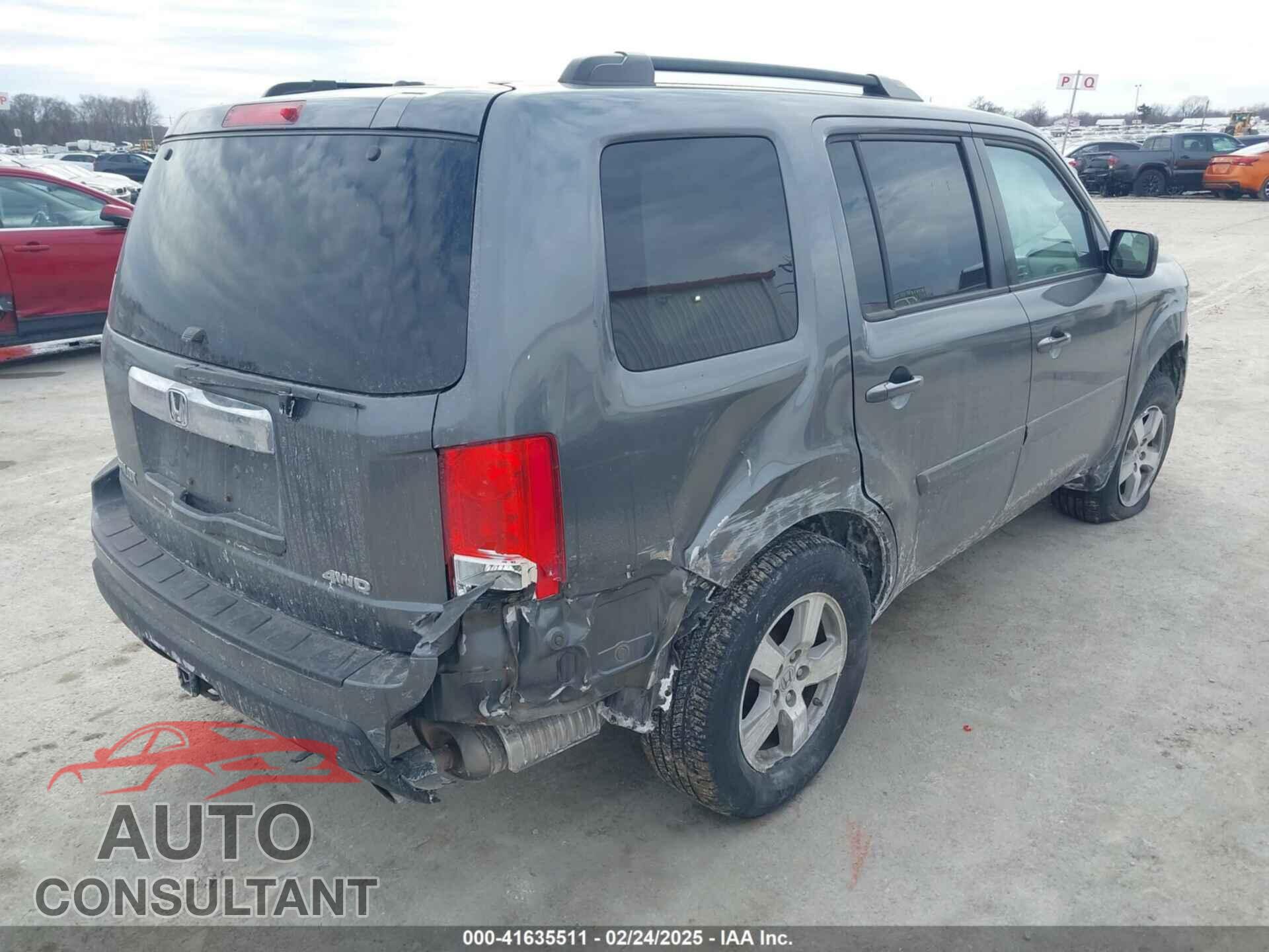 HONDA PILOT 2011 - 5FNYF4H59BB042308