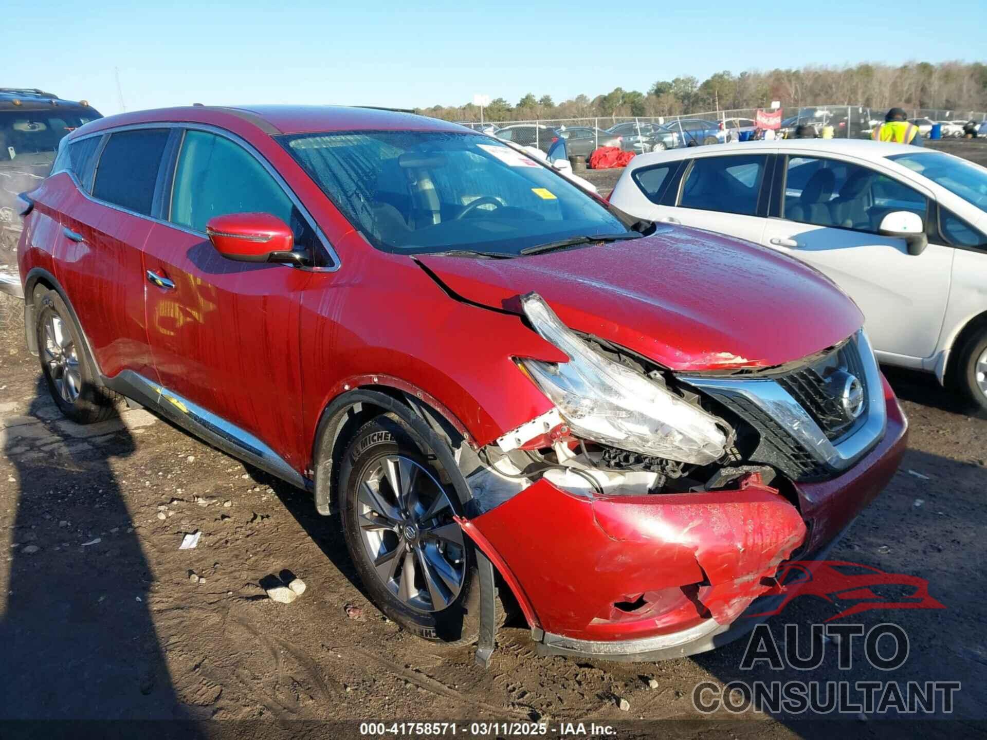 NISSAN MURANO 2017 - 5N1AZ2MG3HN191968