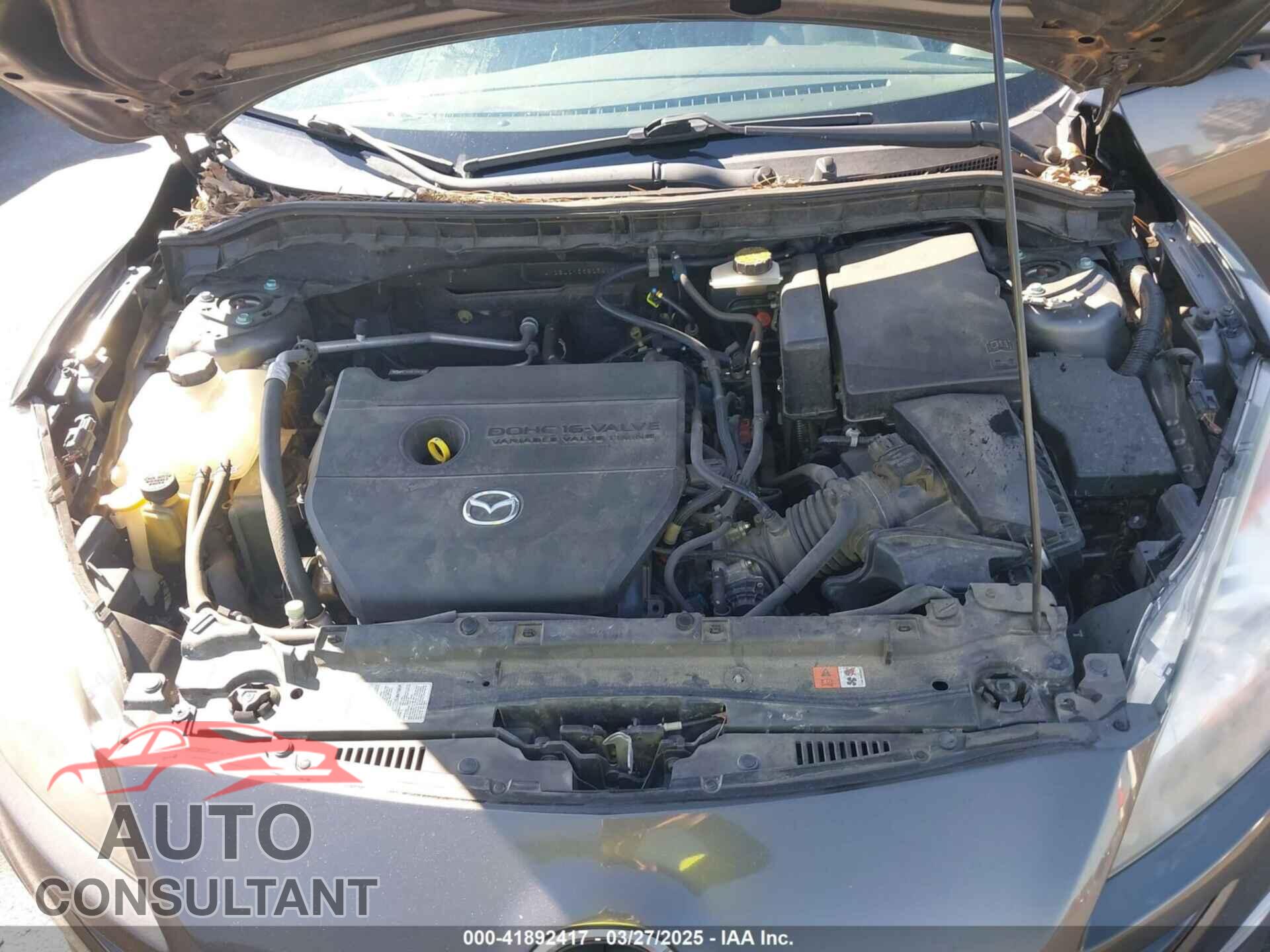 MAZDA MAZDA3 2011 - JM1BL1K55B1390301