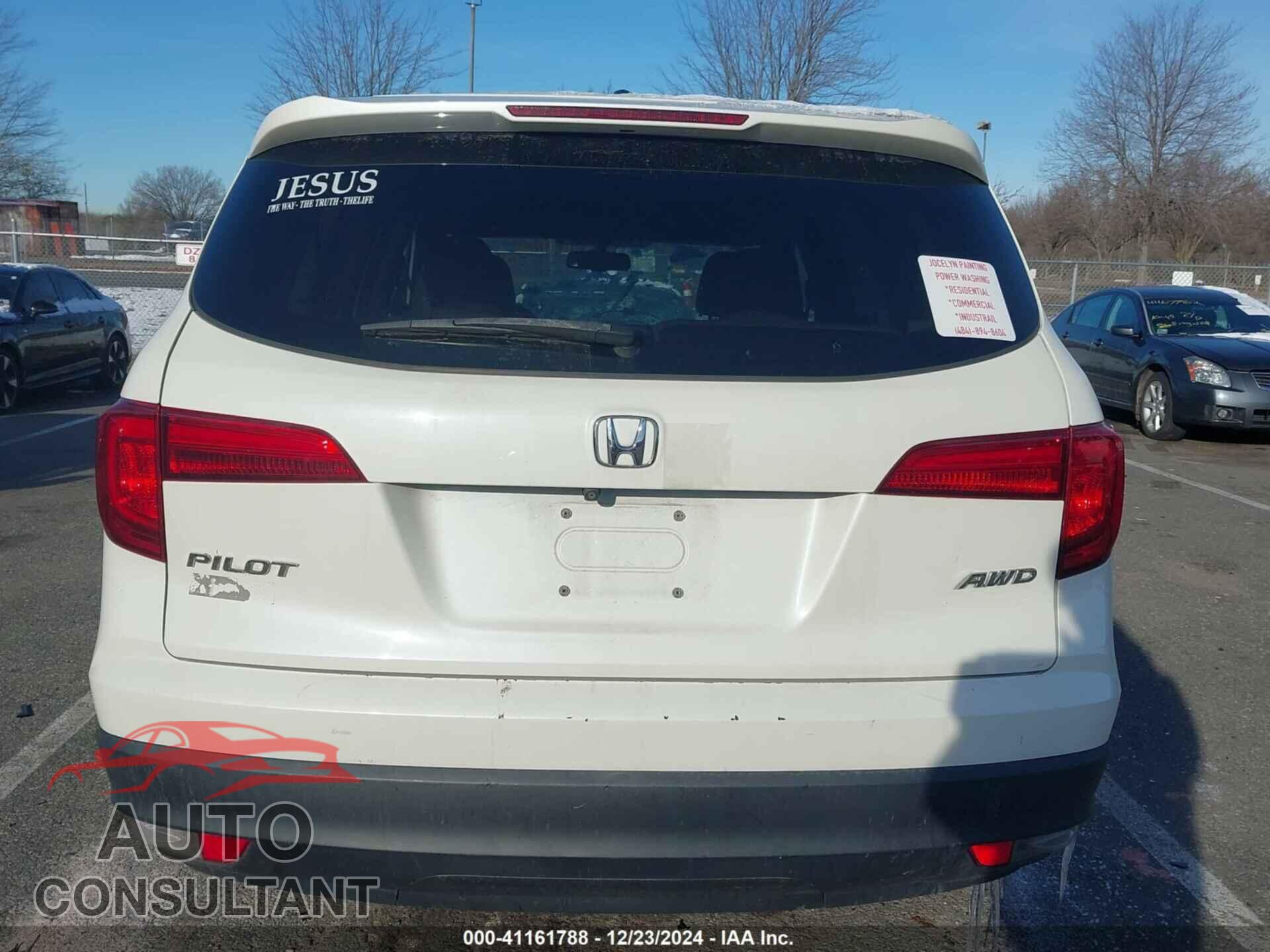 HONDA PILOT 2018 - 5FNYF6H55JB034944