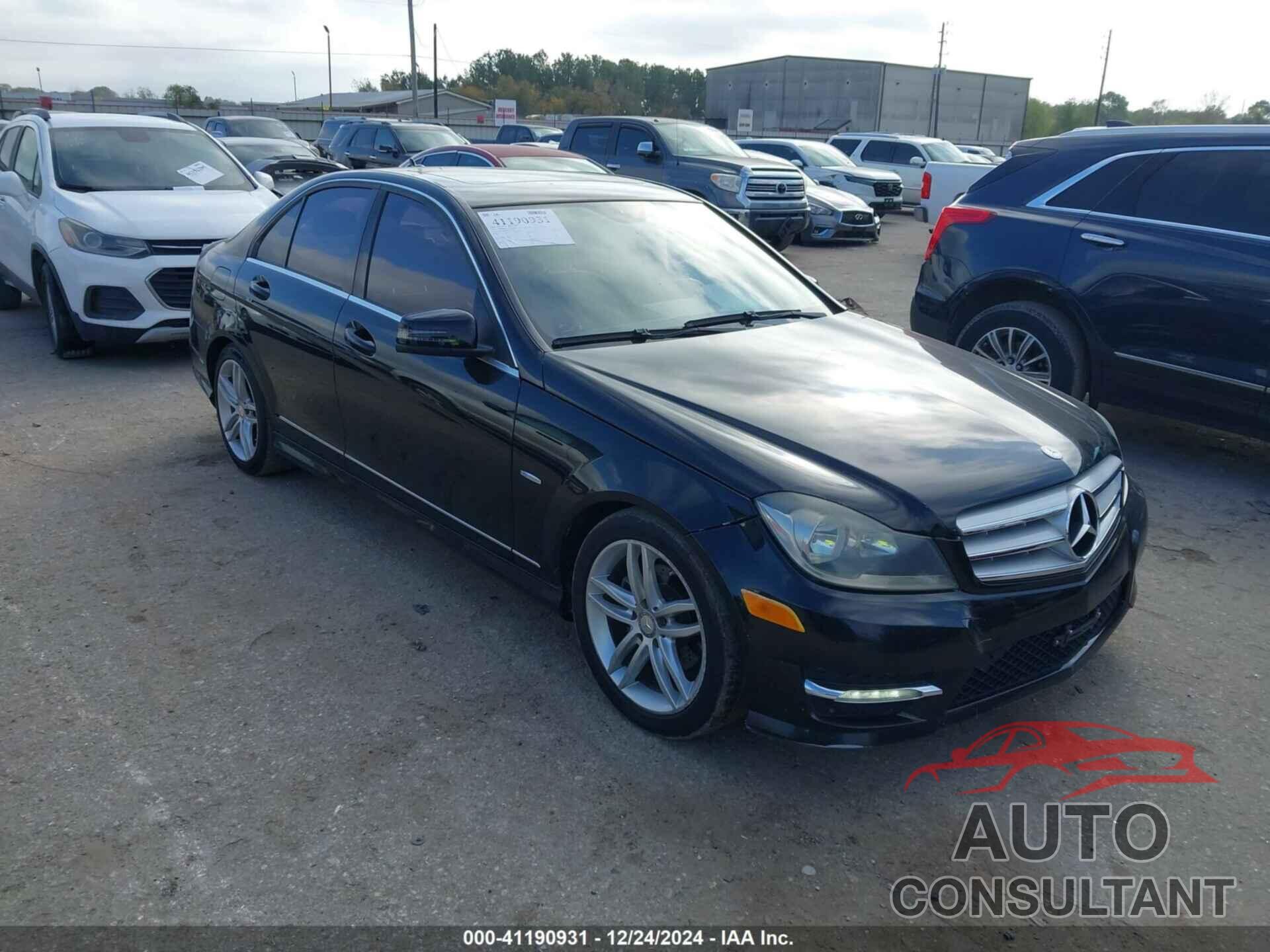 MERCEDES-BENZ C 250 2012 - WDDGF4HB3CR223214