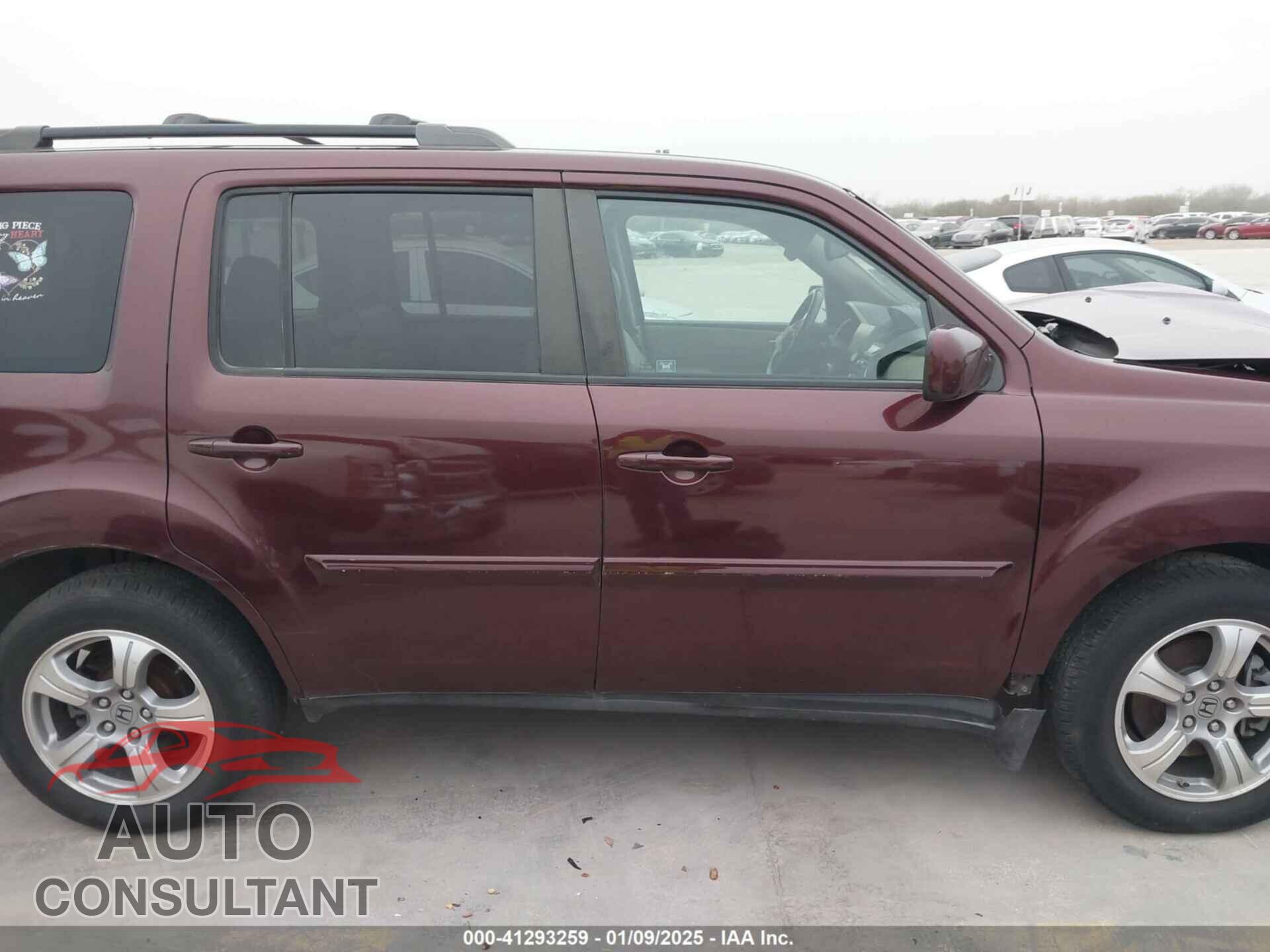 HONDA PILOT 2012 - 5FNYF4H54CB016121