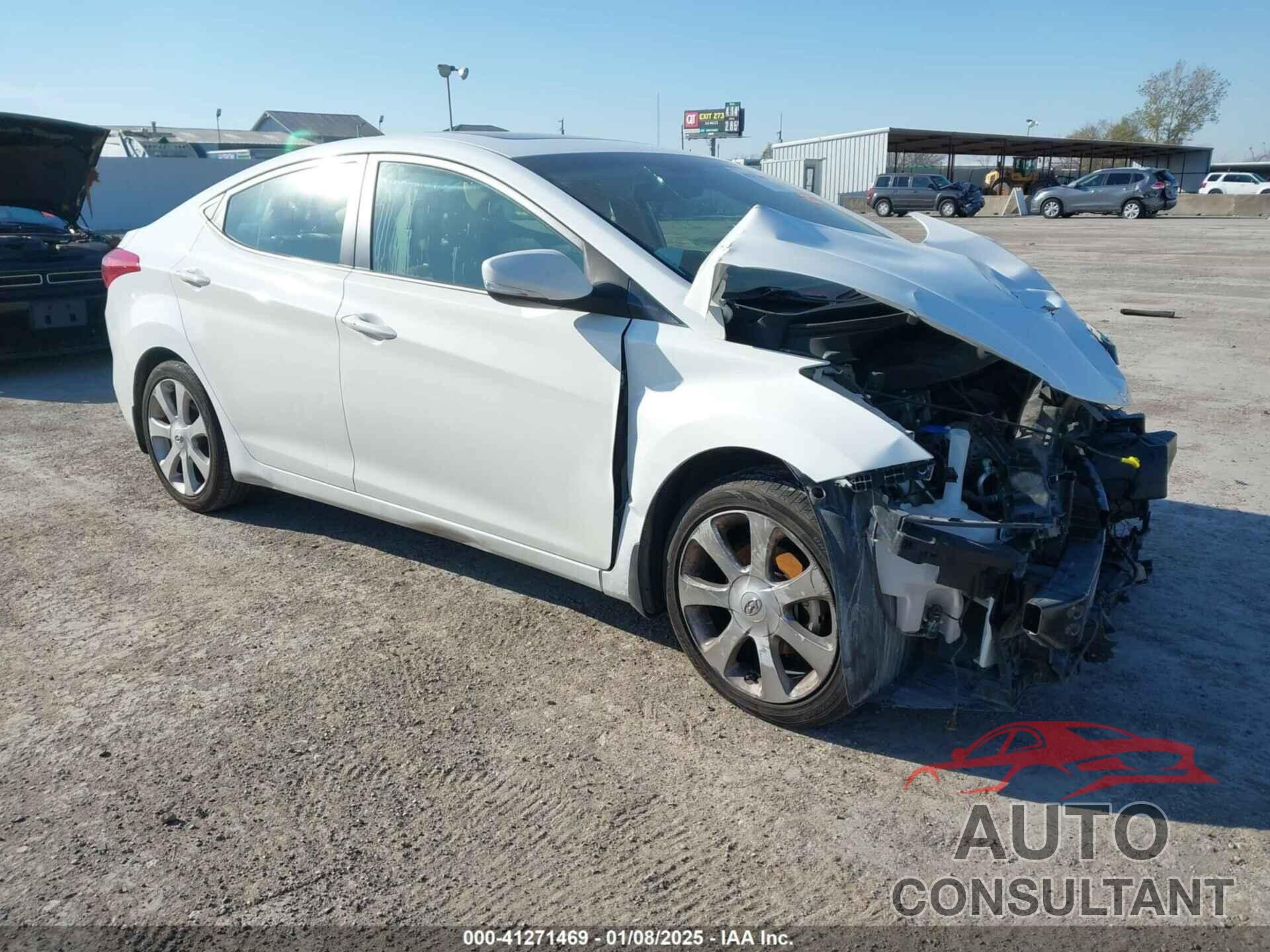 HYUNDAI ELANTRA 2013 - 5NPDH4AE4DH334276