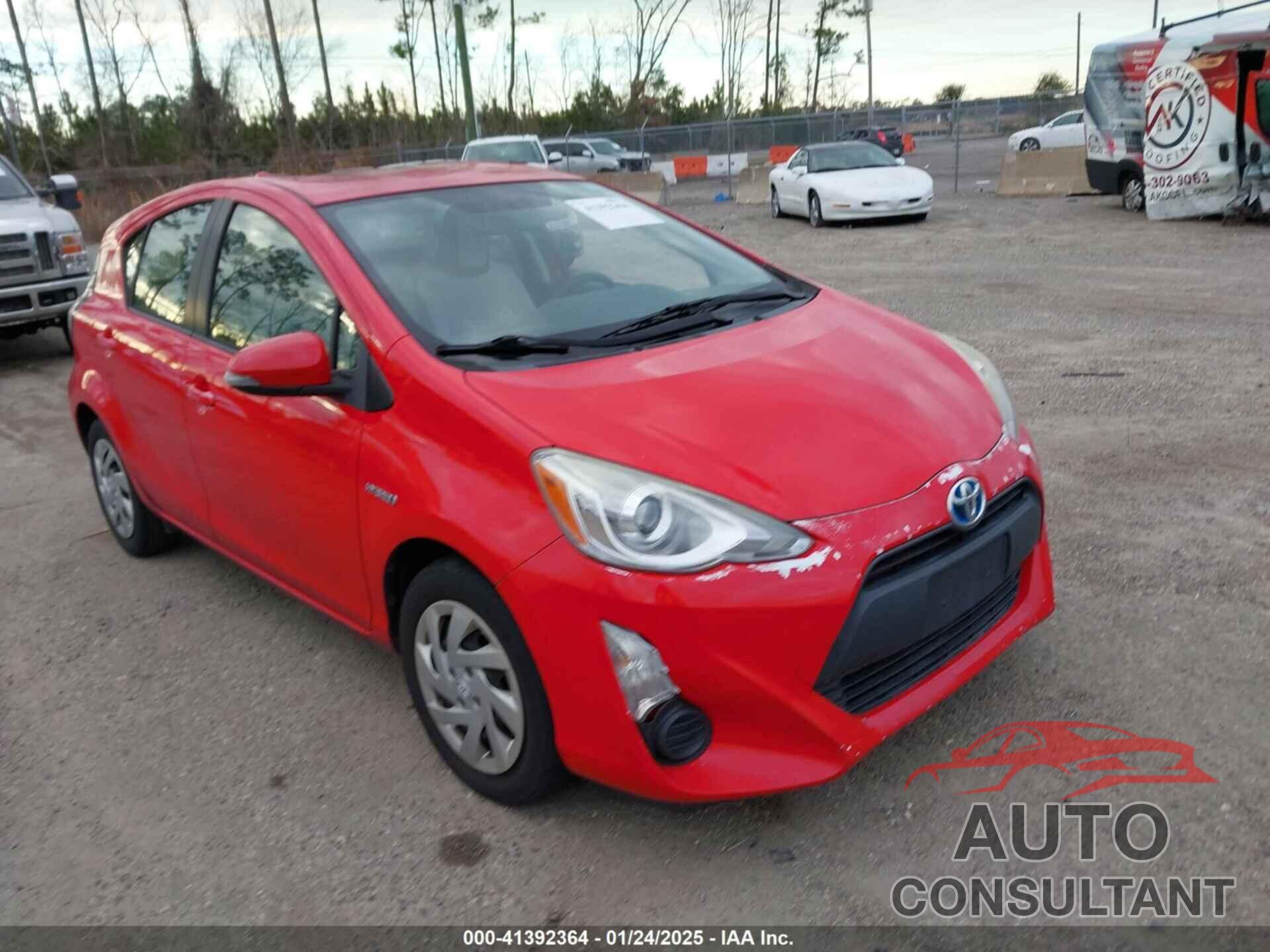 TOYOTA PRIUS C 2015 - JTDKDTB34F1098684