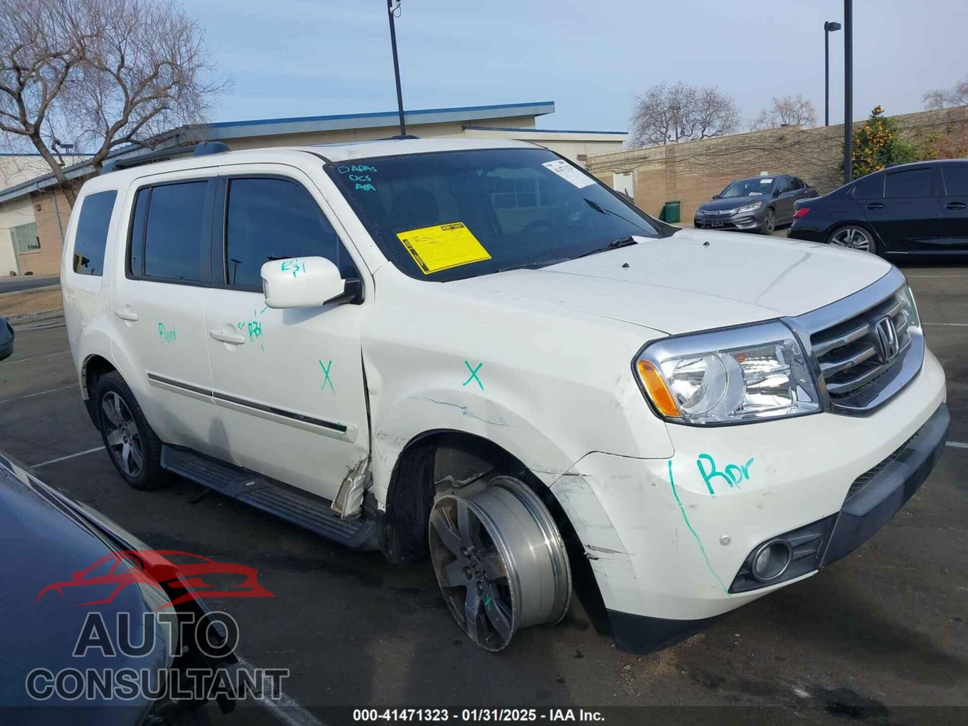 HONDA PILOT 2013 - 5FNYF4H94DB019993