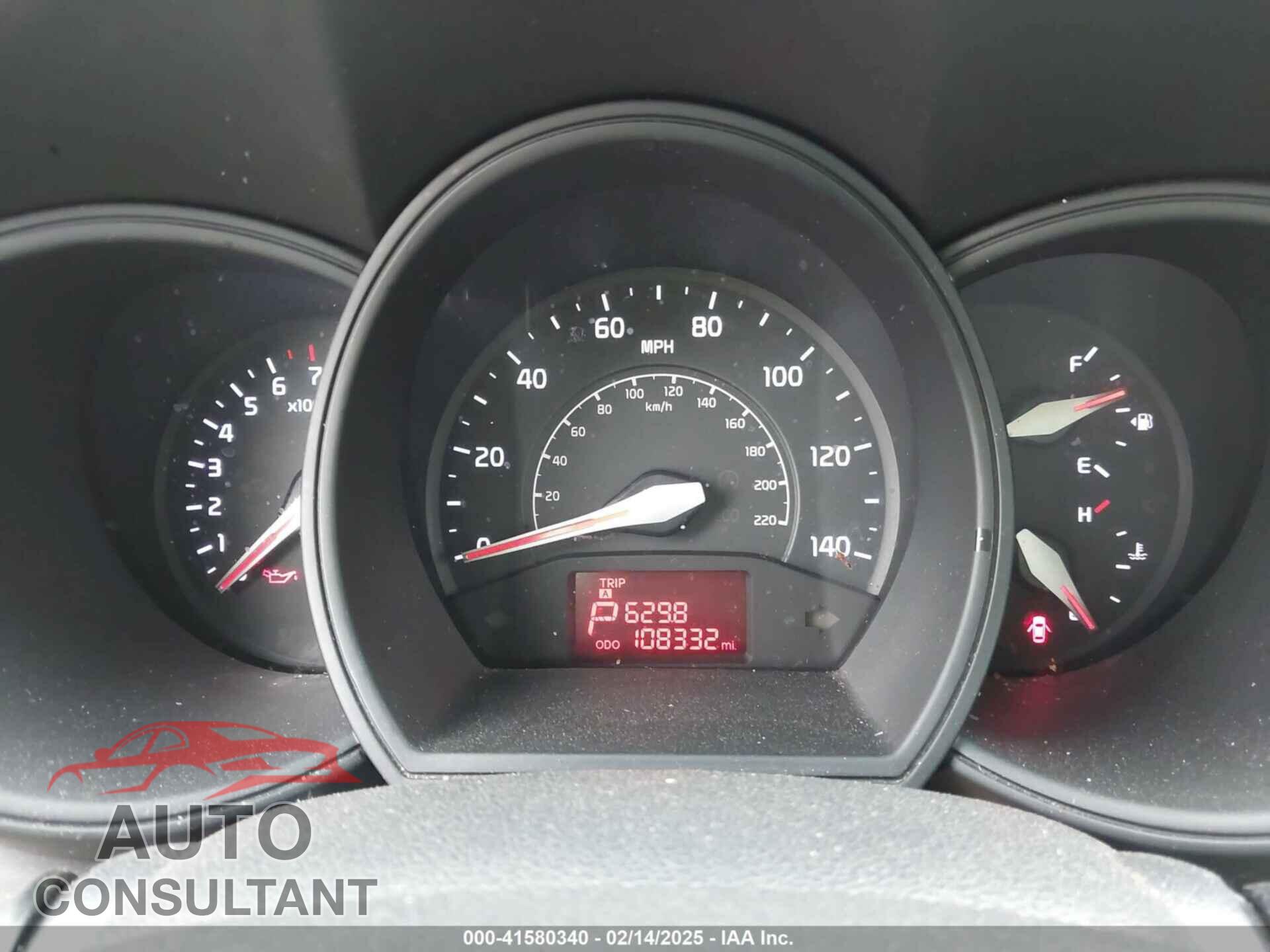 KIA RIO 2015 - KNADN4A32F6449492