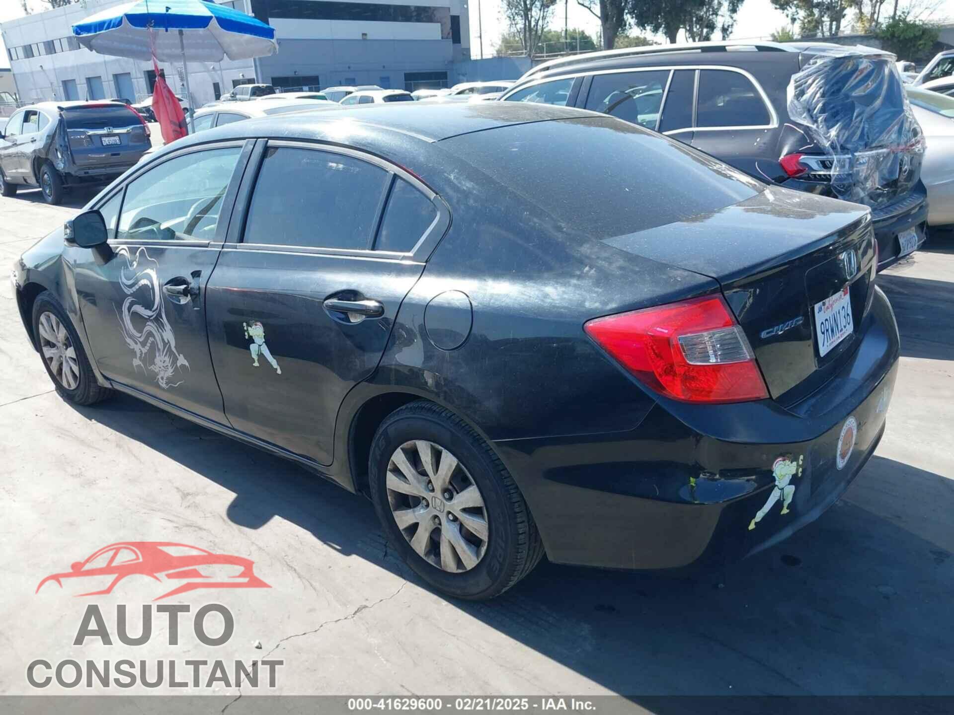 HONDA CIVIC 2012 - 2HGFB2F55CH323755