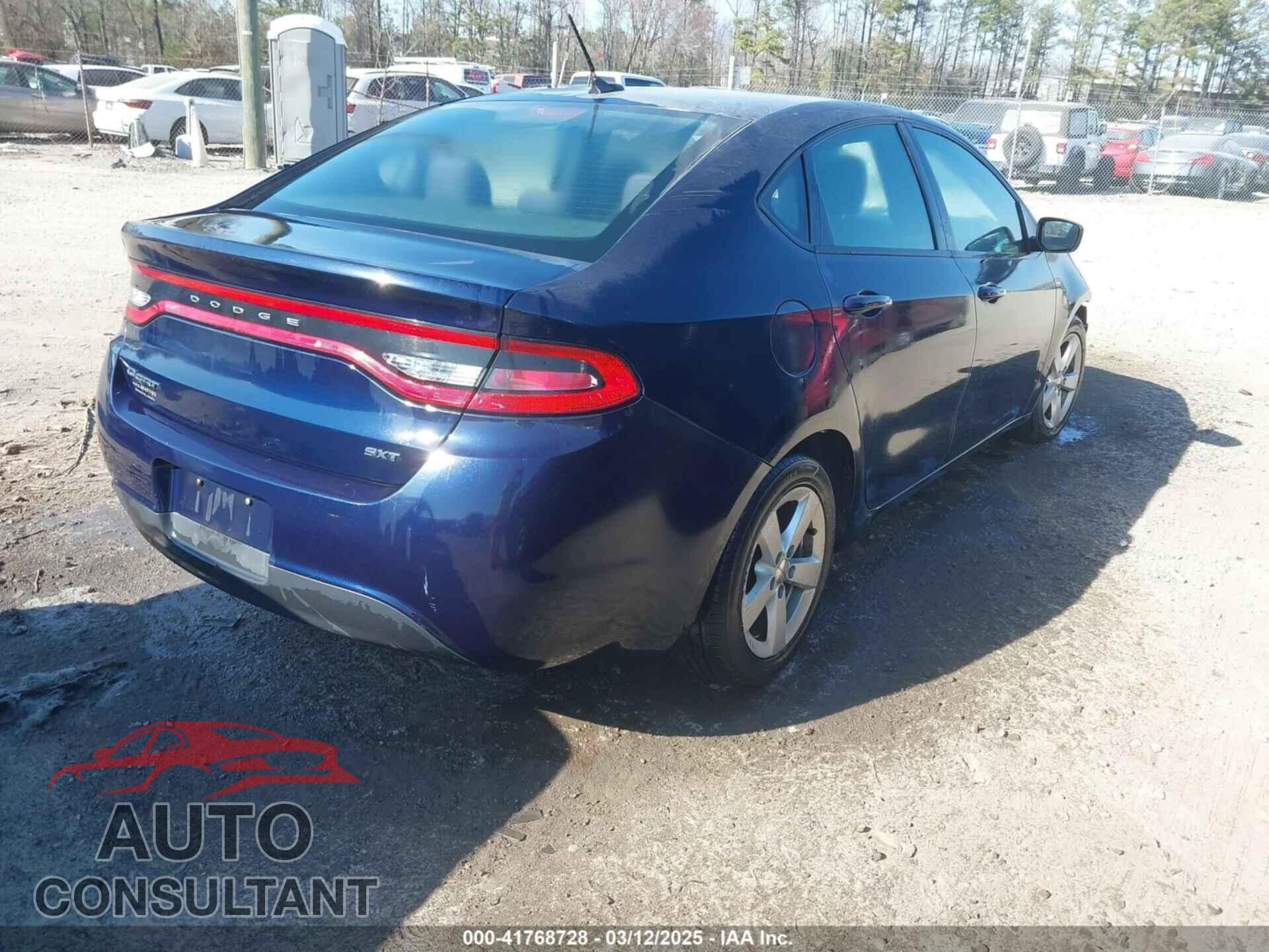 DODGE DART 2015 - 1C3CDFBB1FD128465