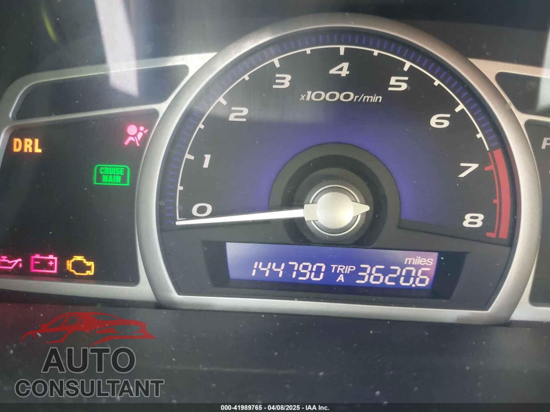 HONDA CIVIC 2011 - 2HGFA1F65BH509106
