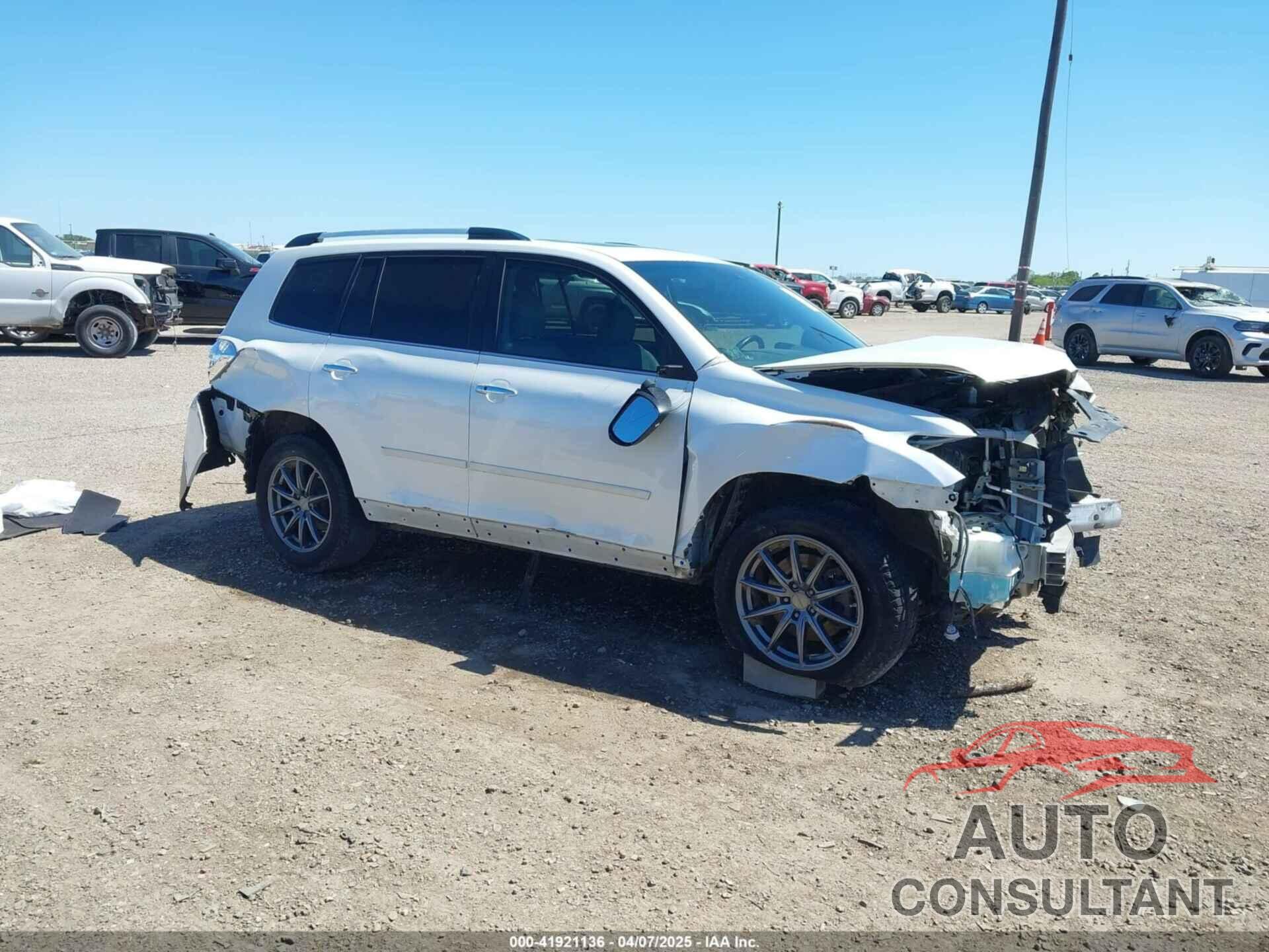 TOYOTA HIGHLANDER 2012 - 5TDDK3EH9CS169673