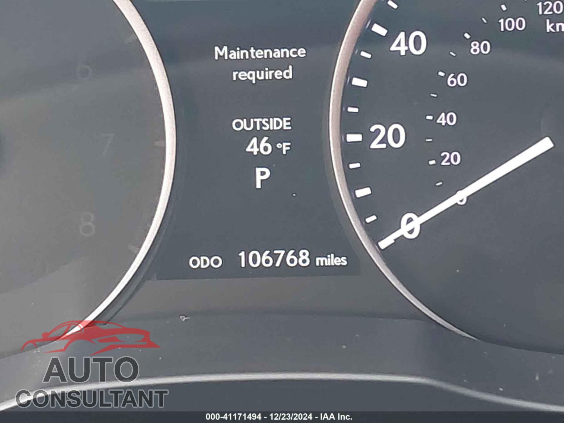 LEXUS ES 2014 - JTHBW1GGXE2070020
