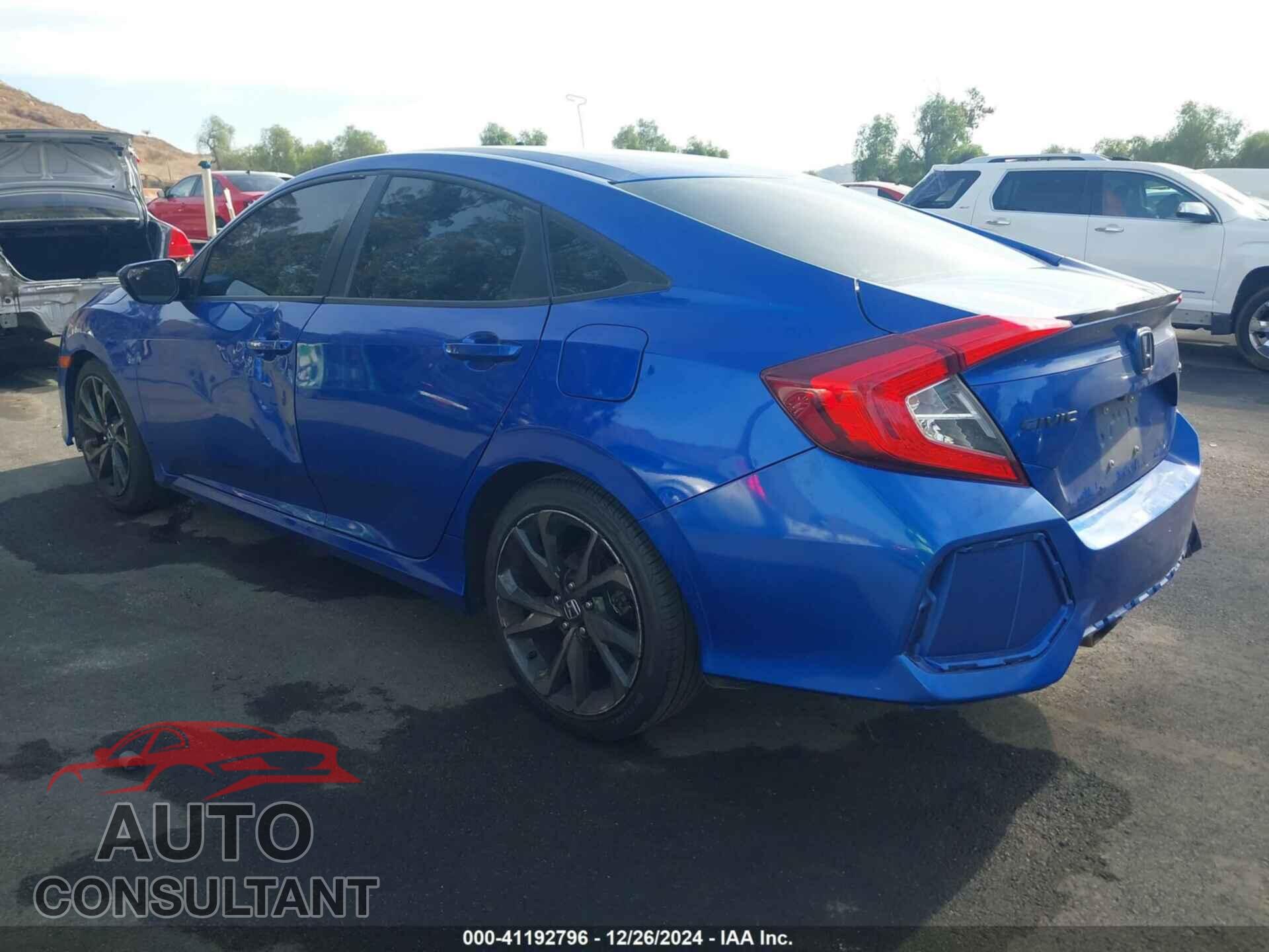 HONDA CIVIC 2020 - 19XFC2F85LE205545