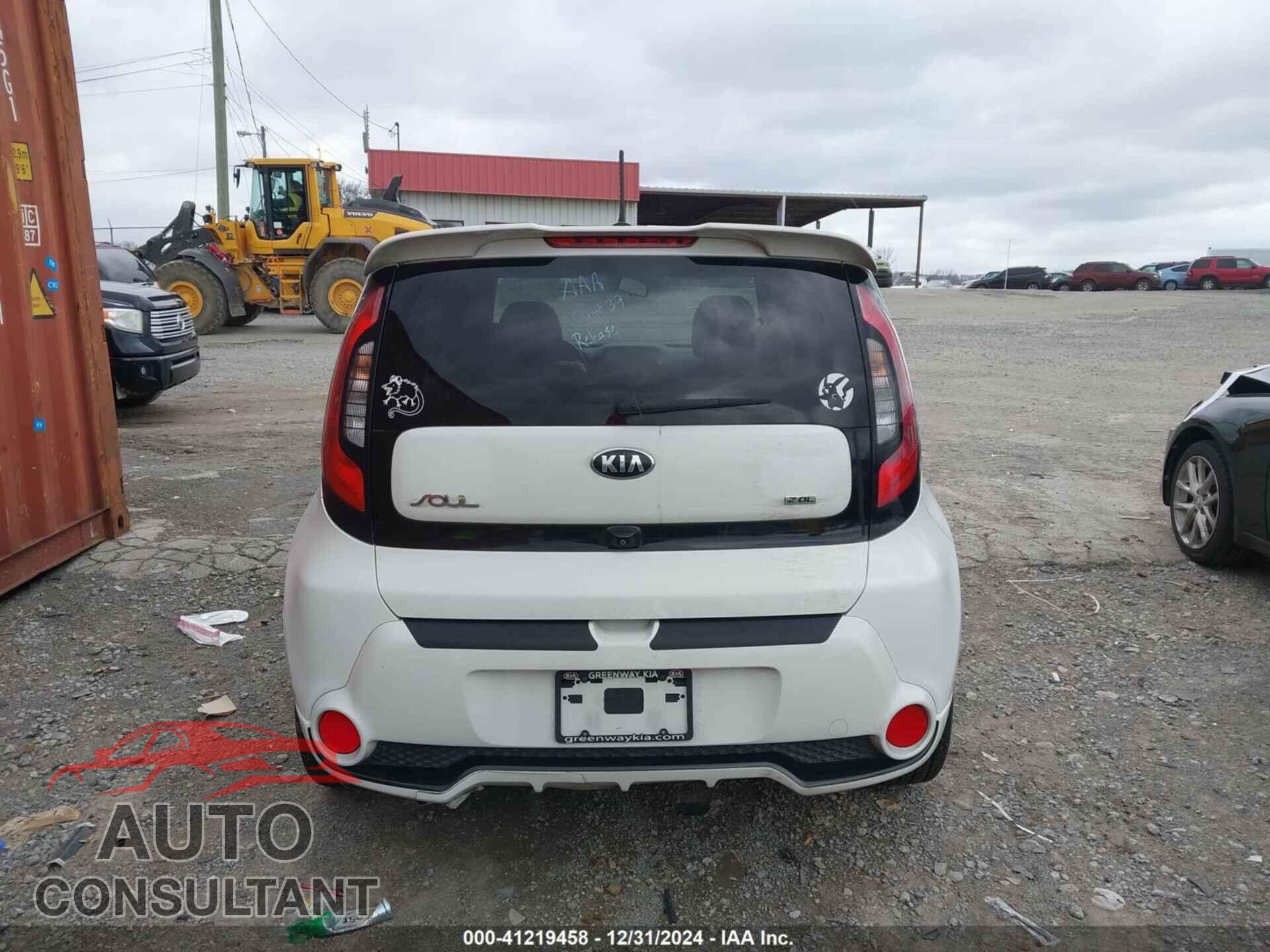 KIA SOUL 2016 - KNDJP3A59G7377567