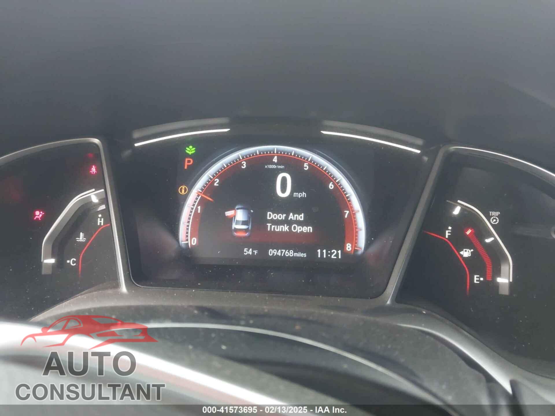 HONDA CIVIC 2021 - 2HGFC2F87MH516577