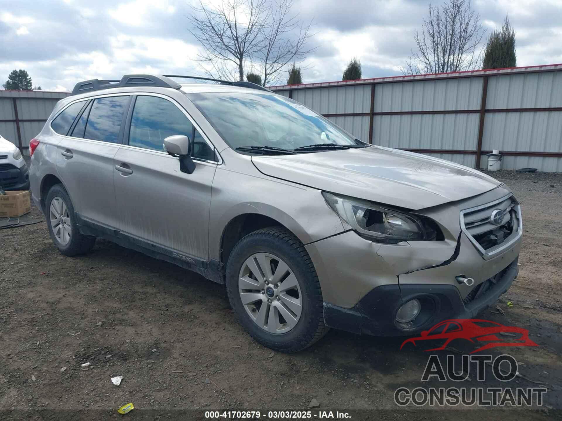 SUBARU OUTBACK 2016 - 4S4BSBFC9G3335388