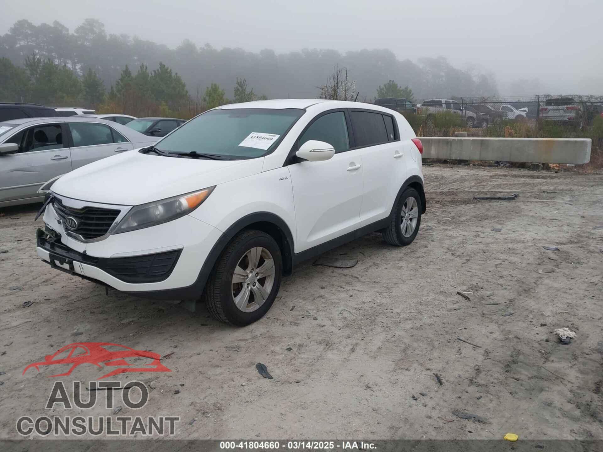 KIA SPORTAGE 2012 - KNDPBCA24C7284044