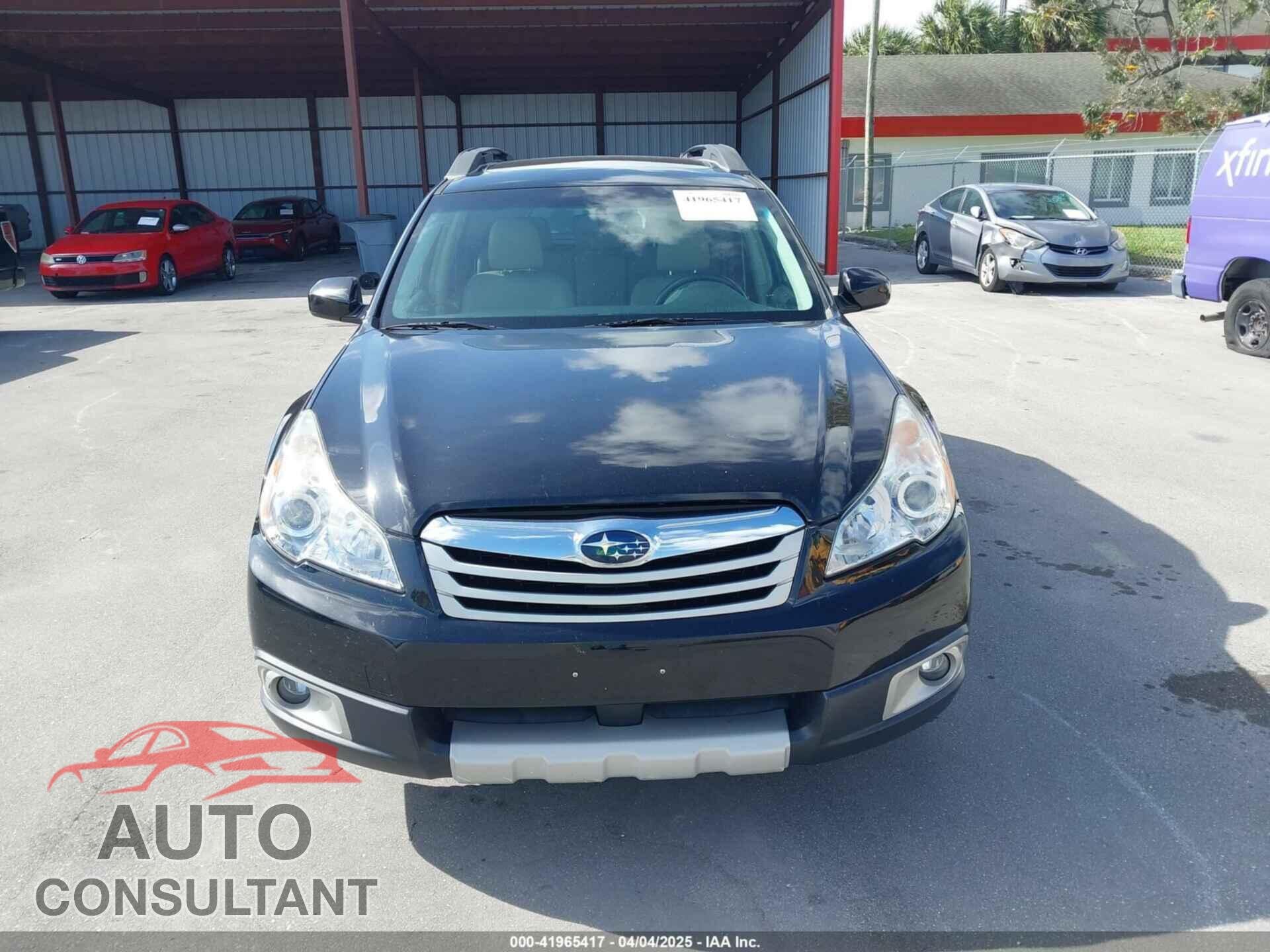 SUBARU OUTBACK 2012 - 4S4BRBKC1C3243221