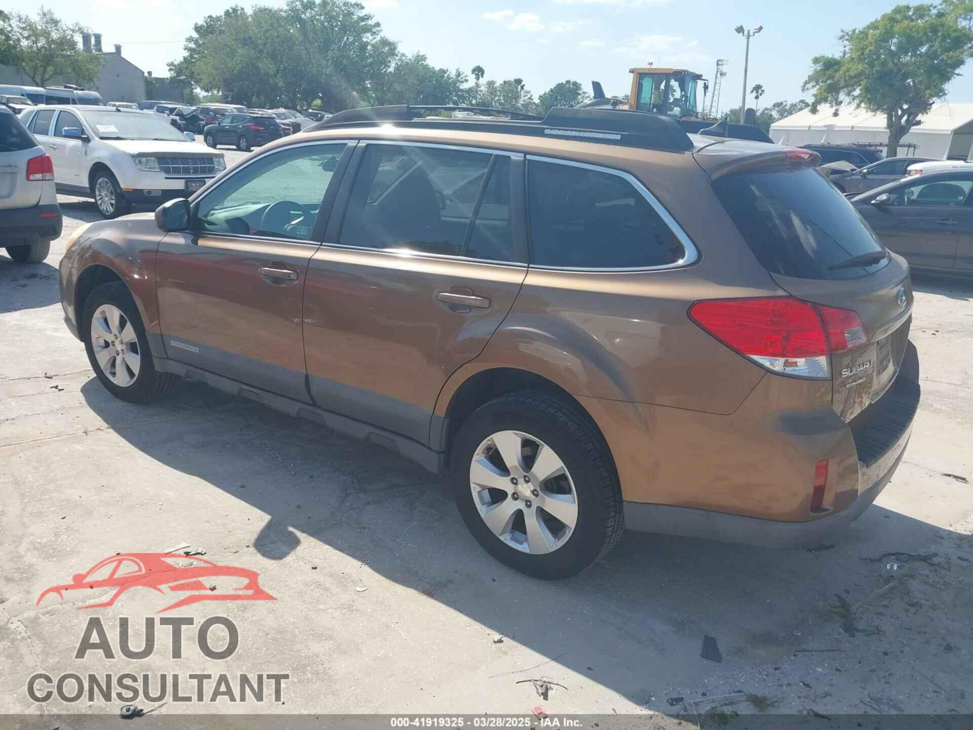SUBARU OUTBACK 2011 - 4S4BRBJC1B3322775
