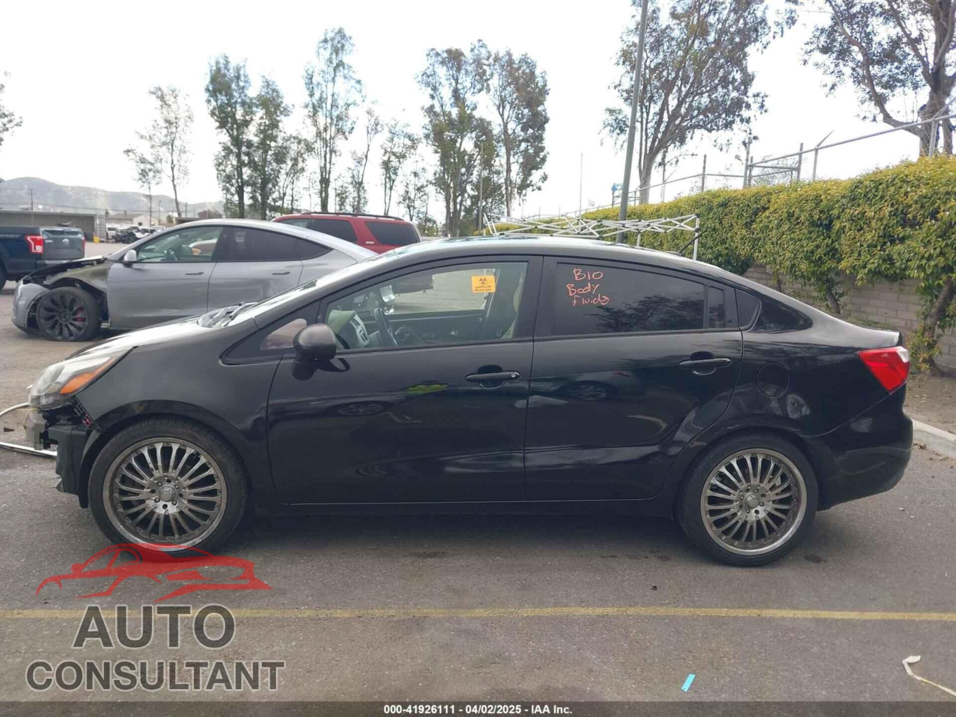 KIA RIO 2013 - KNADM4A34D6299708