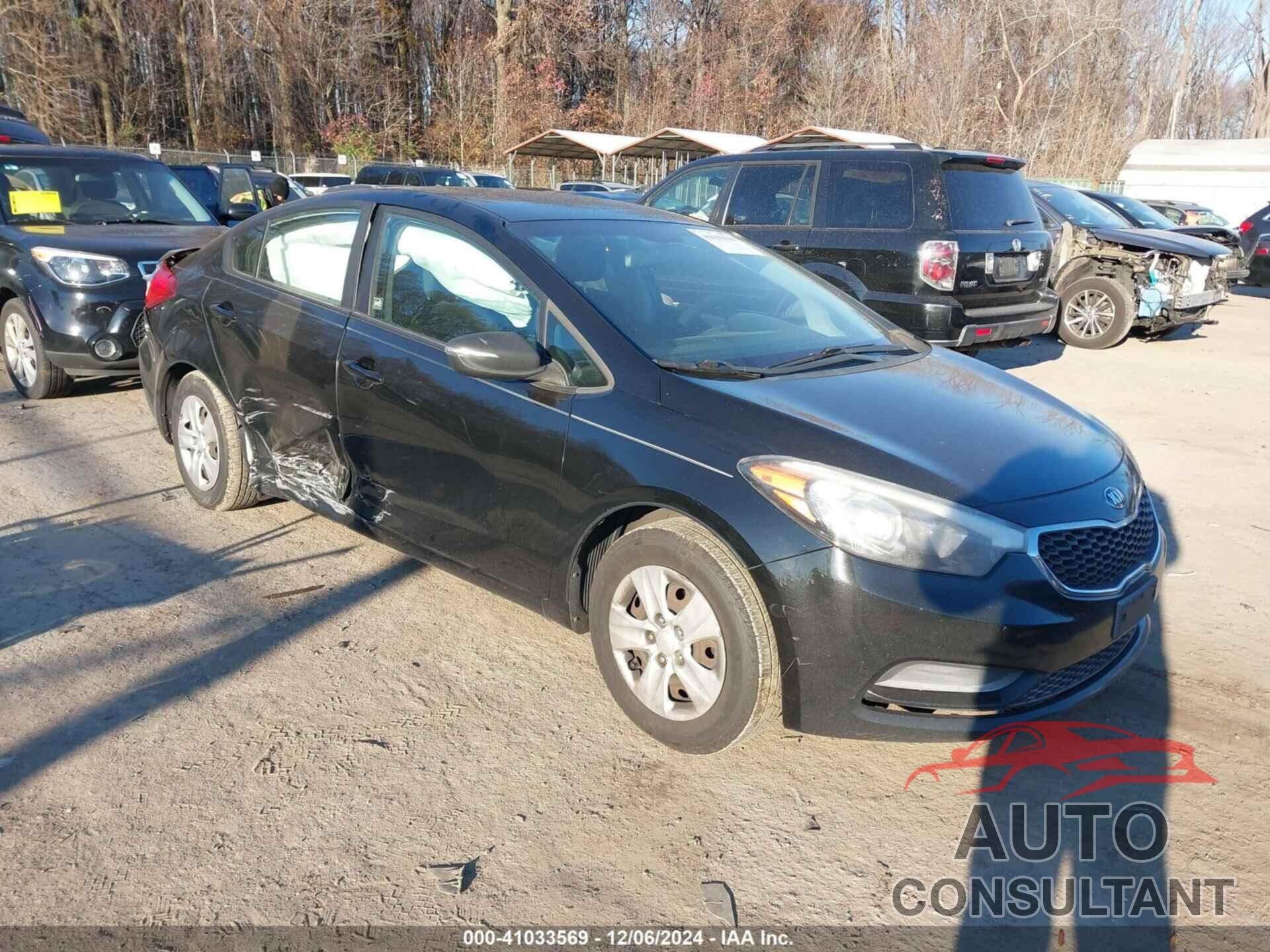 KIA FORTE 2015 - KNAFX4A6XF5395314