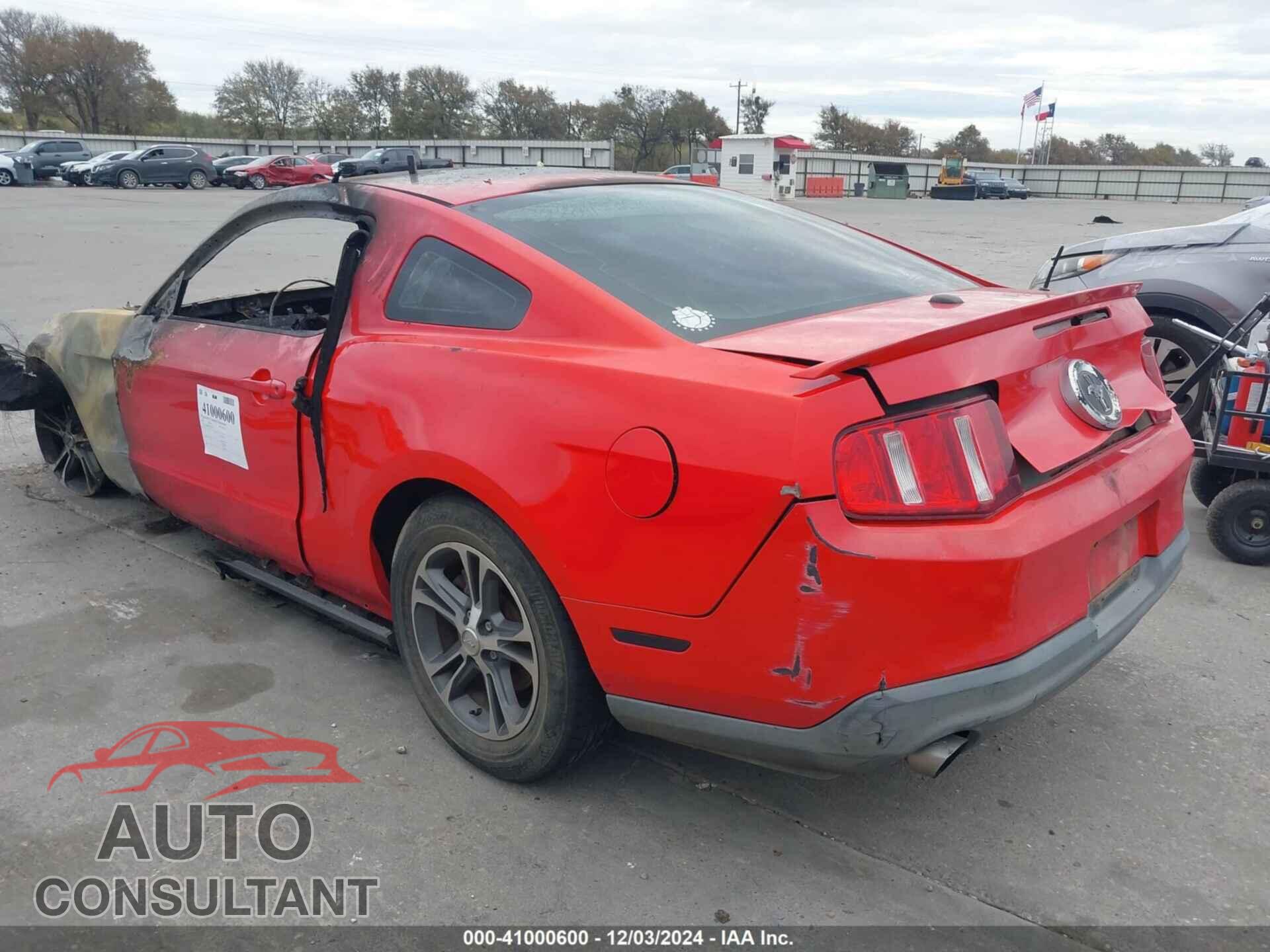 FORD MUSTANG 2012 - 1ZVBP8AM2C5230809