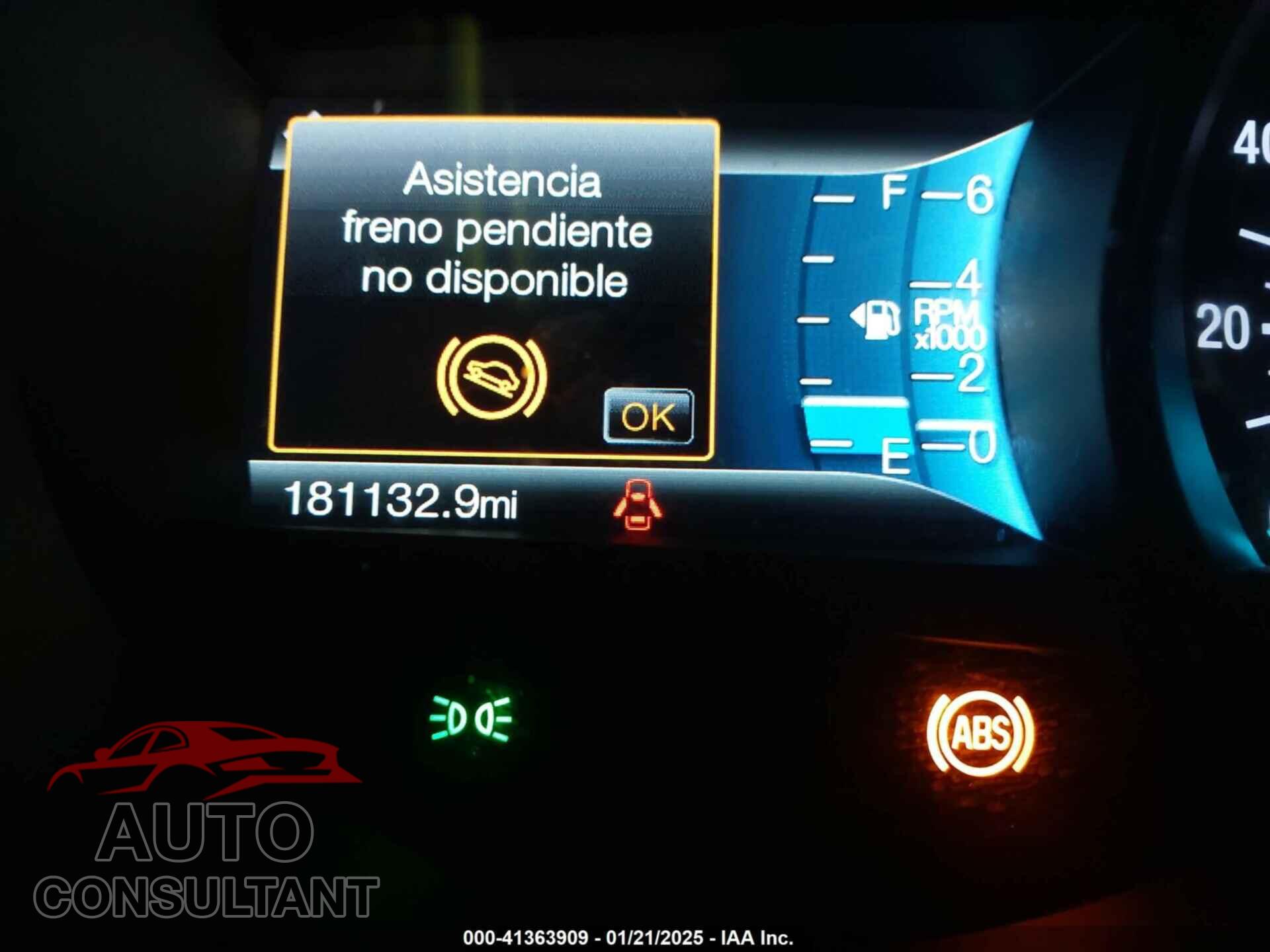 FORD EDGE 2015 - 2FMTK4J8XFBB93019