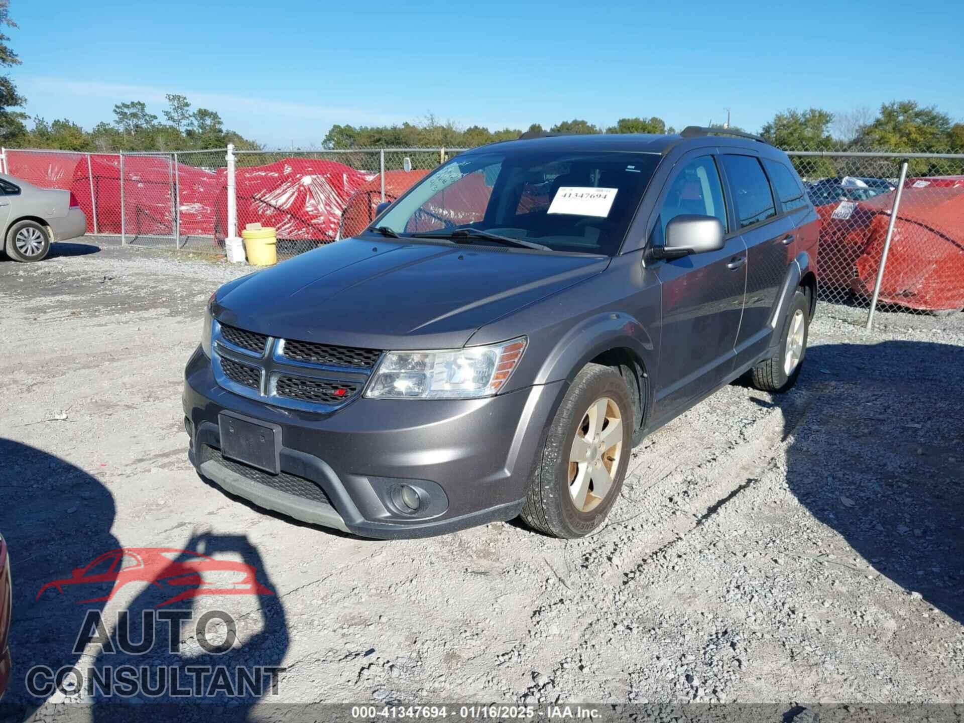 DODGE JOURNEY 2012 - 3C4PDCBG1CT387342
