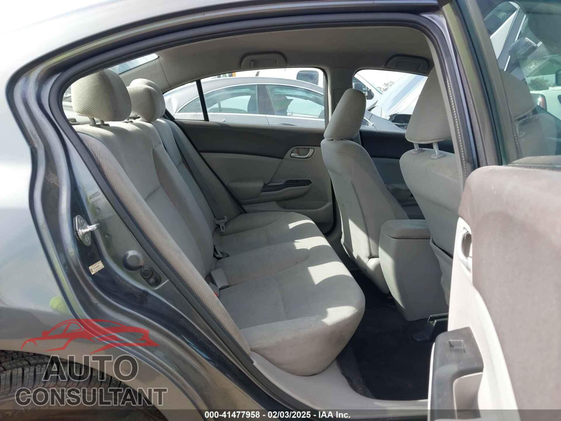 HONDA CIVIC 2012 - 19XFB2F50CE357970