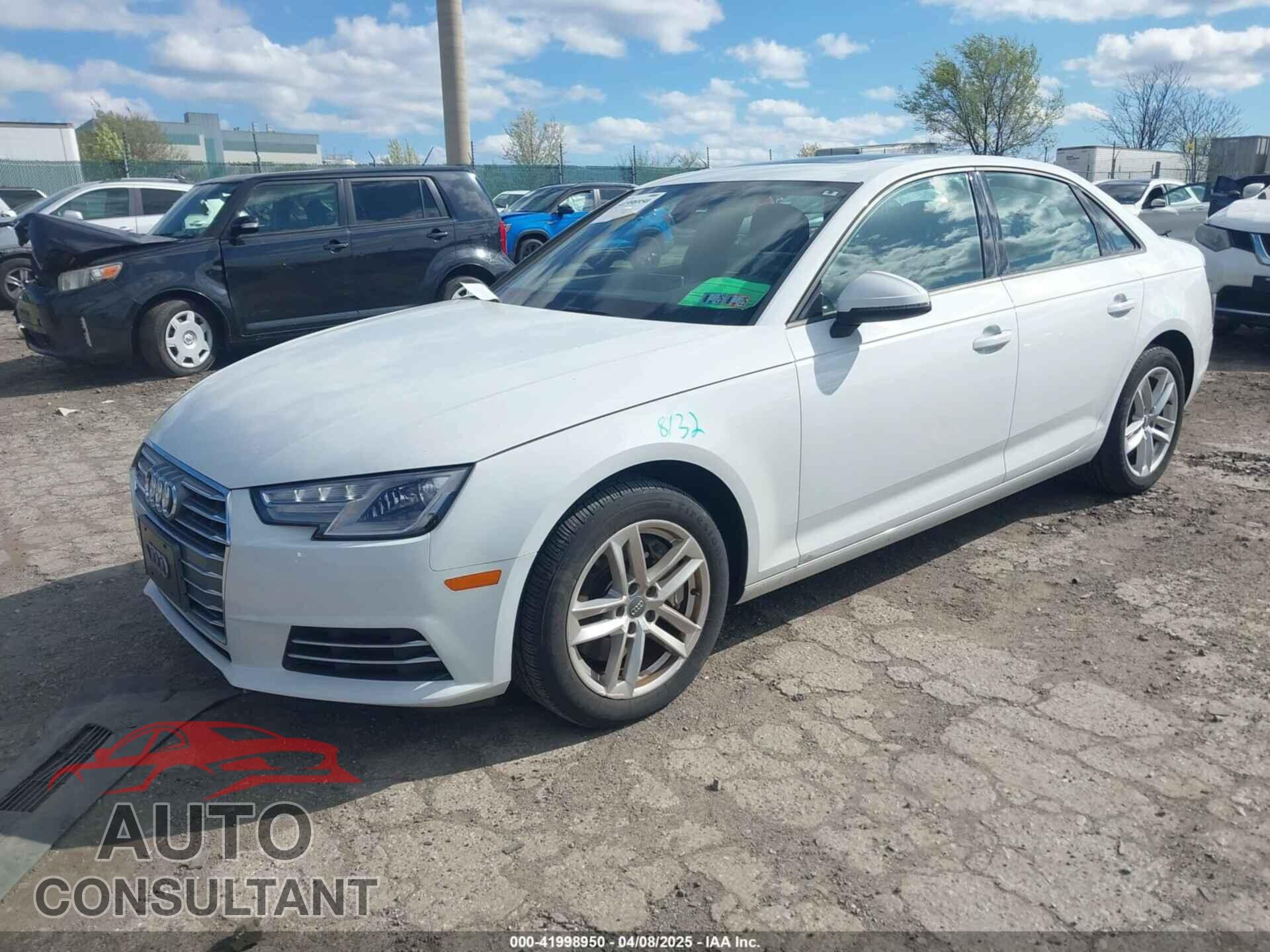 AUDI A4 2017 - WAUANAF43HN066656