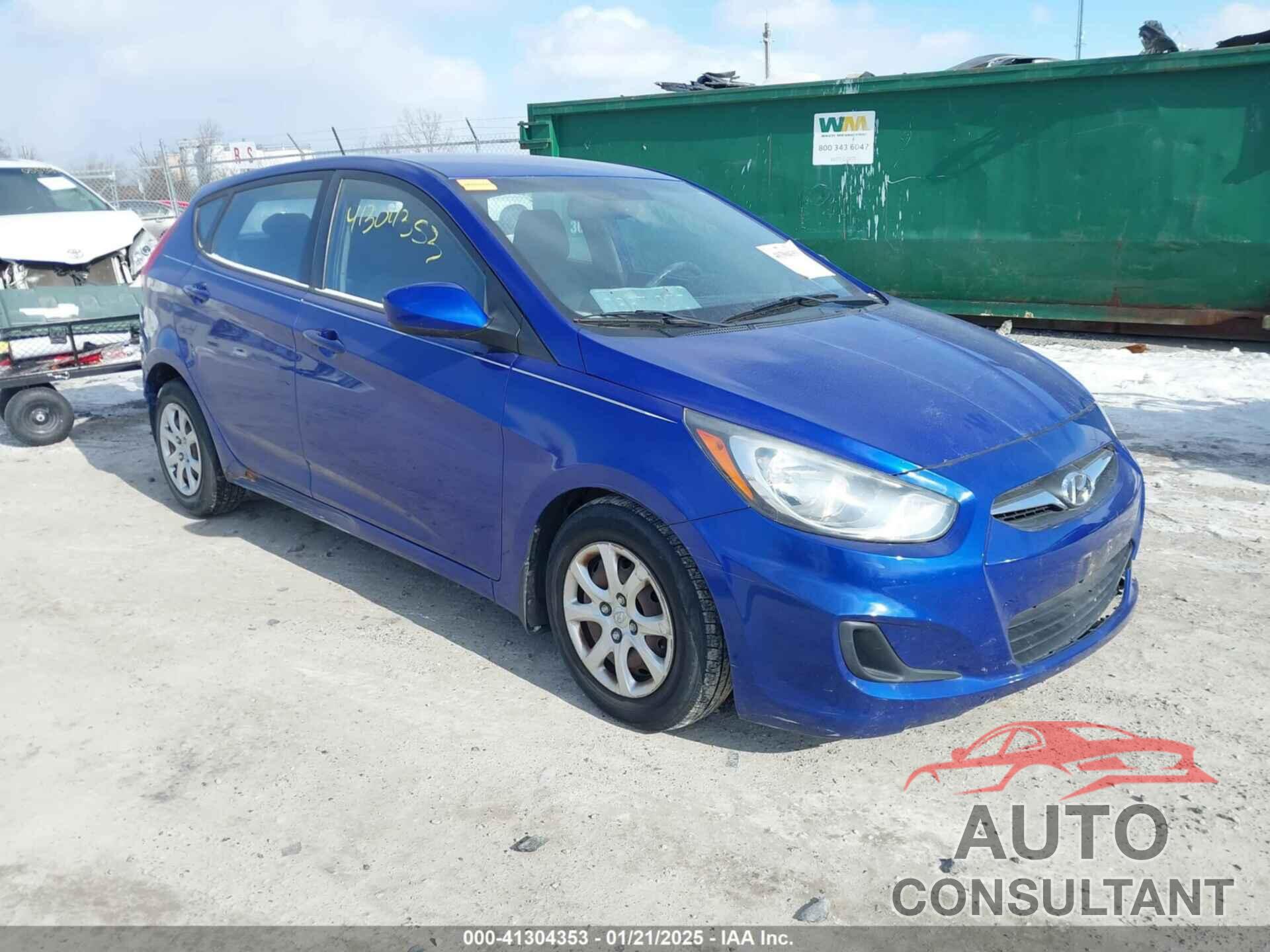HYUNDAI ACCENT 2013 - KMHCT5AE8DU083490