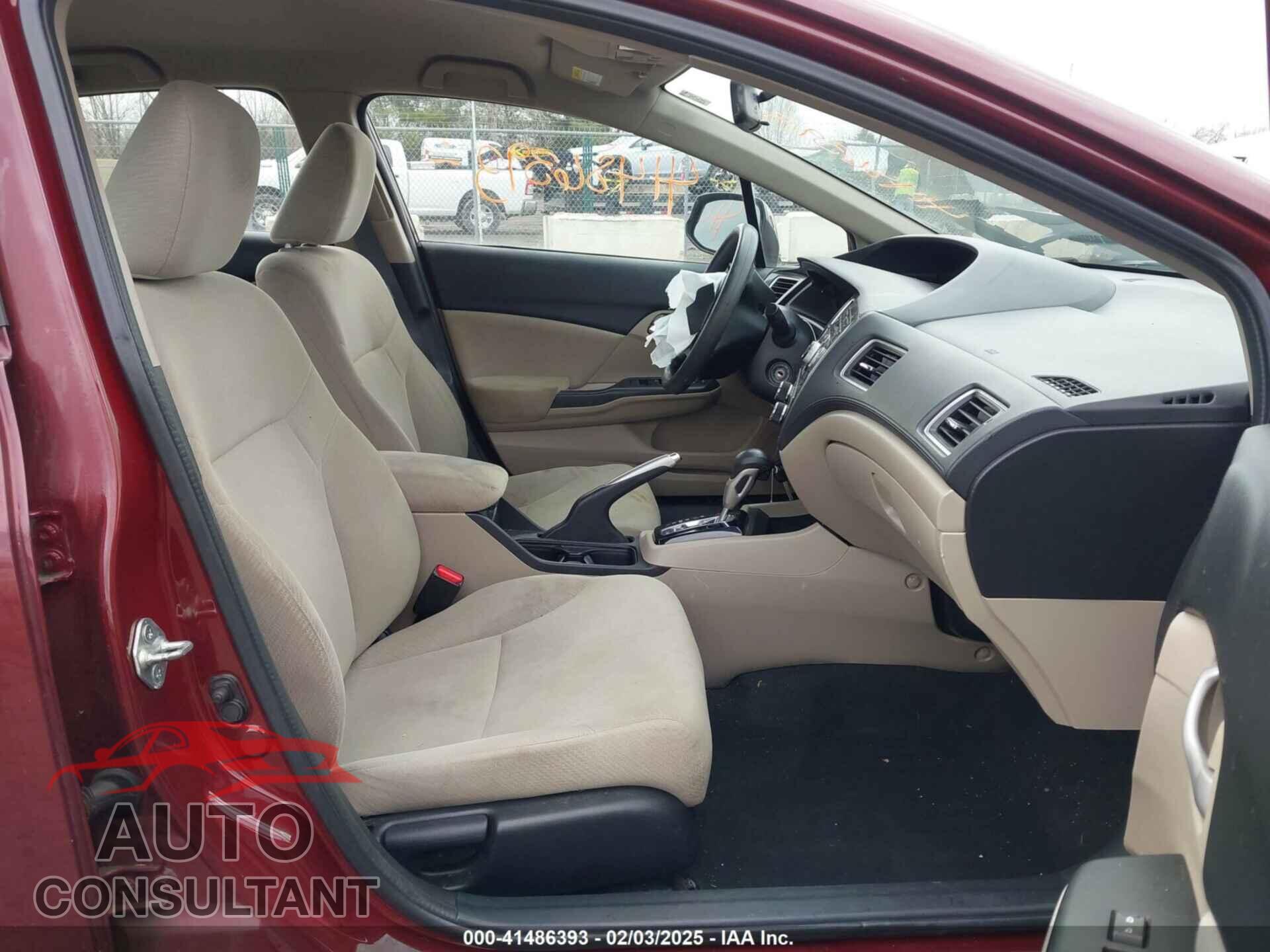 HONDA CIVIC 2013 - 2HGFB2F56DH535792