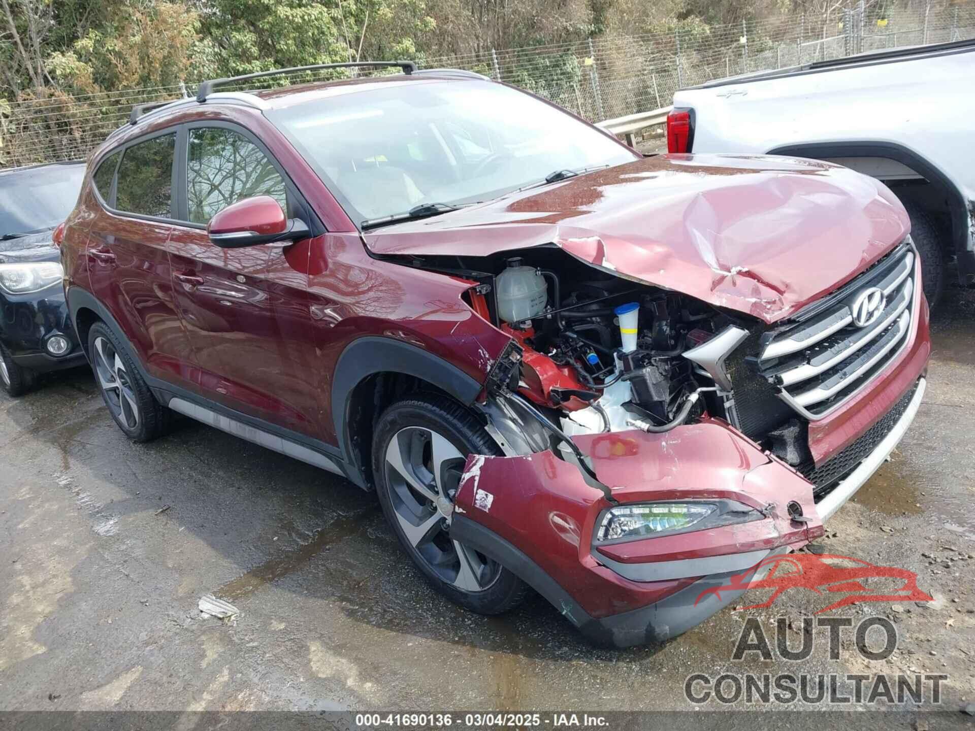 HYUNDAI TUCSON 2017 - KM8J3CA22HU506202