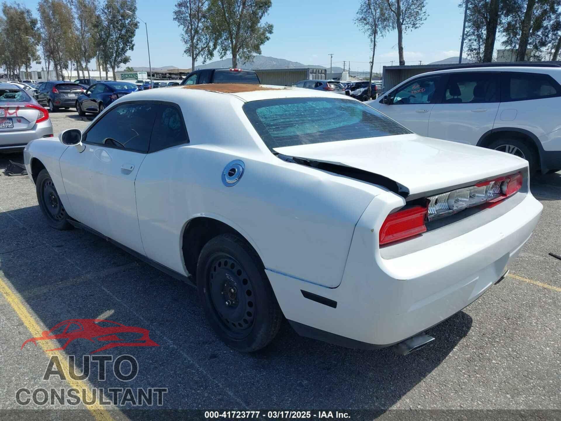 DODGE CHALLENGER 2012 - 2C3CDYAG8CH259271