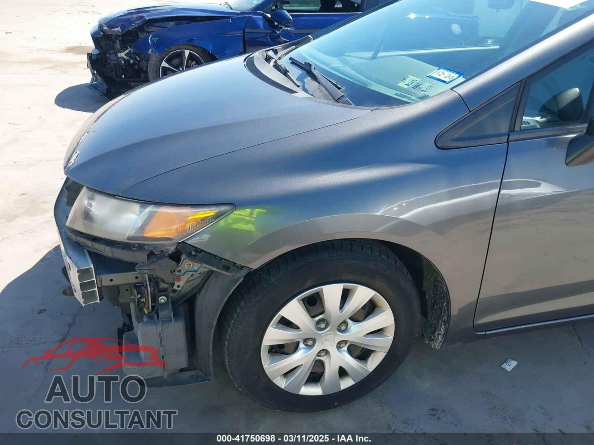 HONDA CIVIC 2012 - 19XFB2F57CE371395