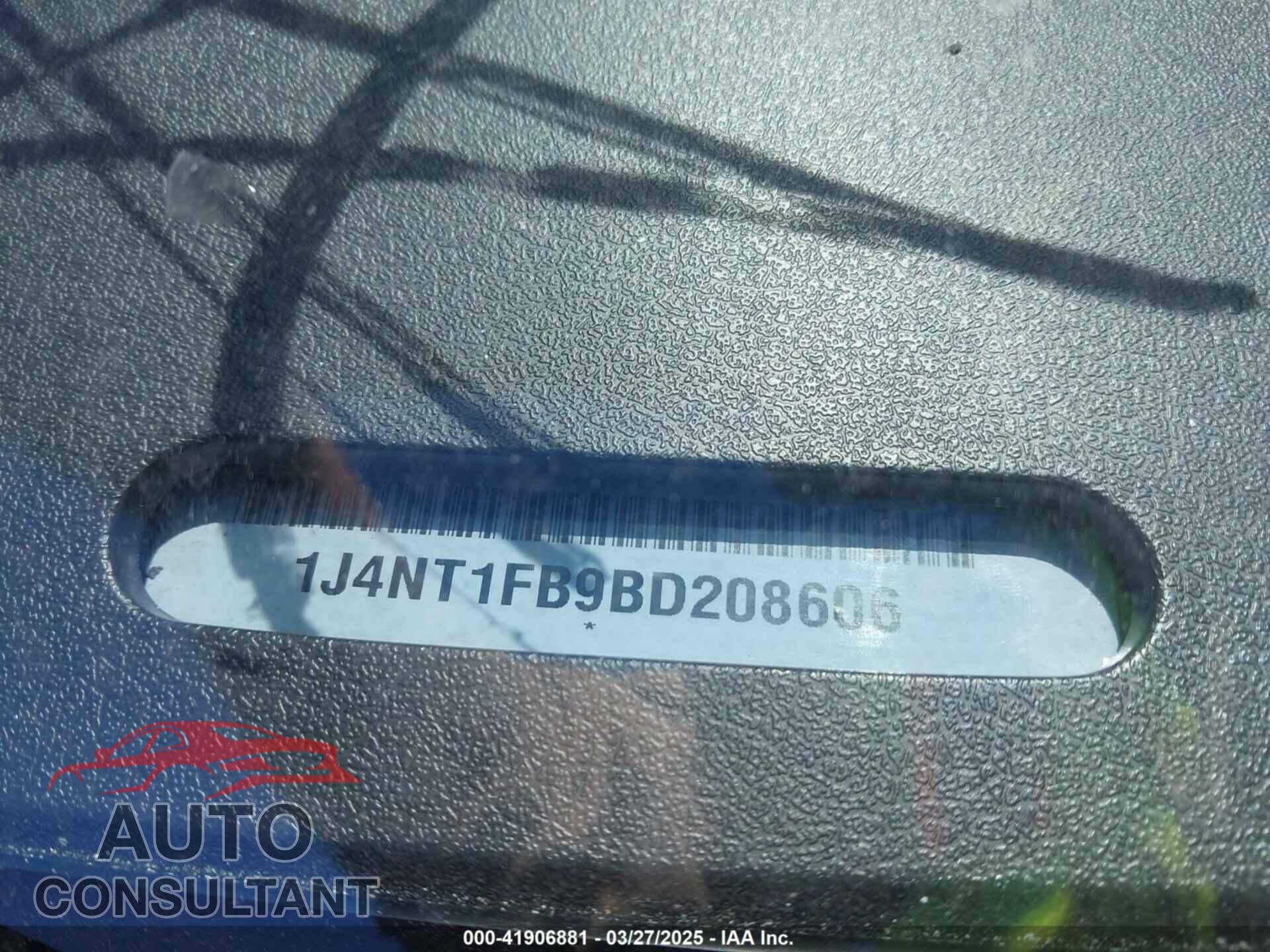 JEEP COMPASS 2011 - 1J4NT1FB9BD208606