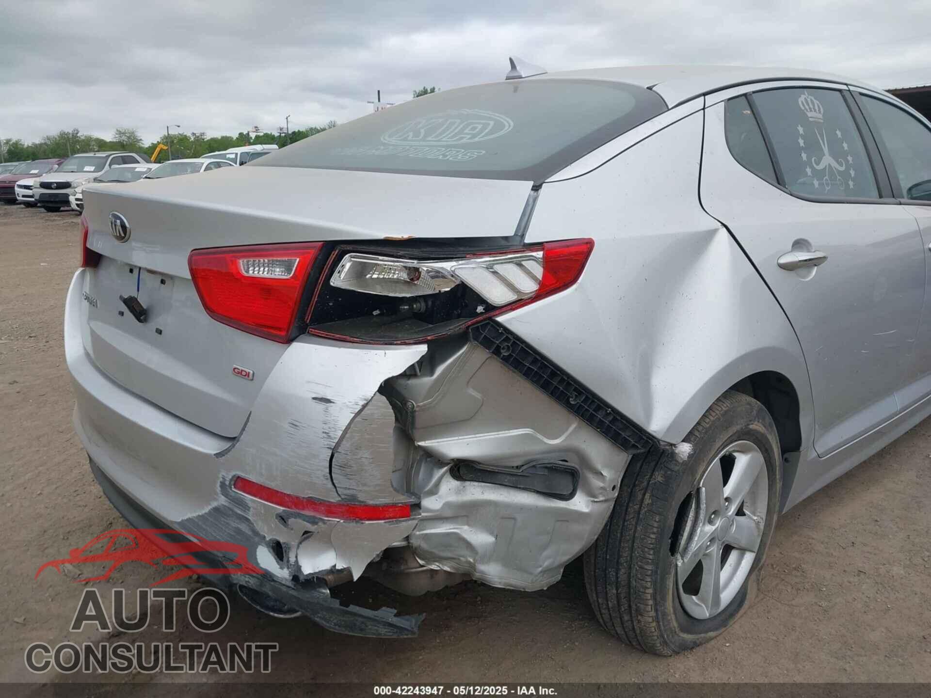 KIA OPTIMA 2014 - KNAGM4A79E5493996