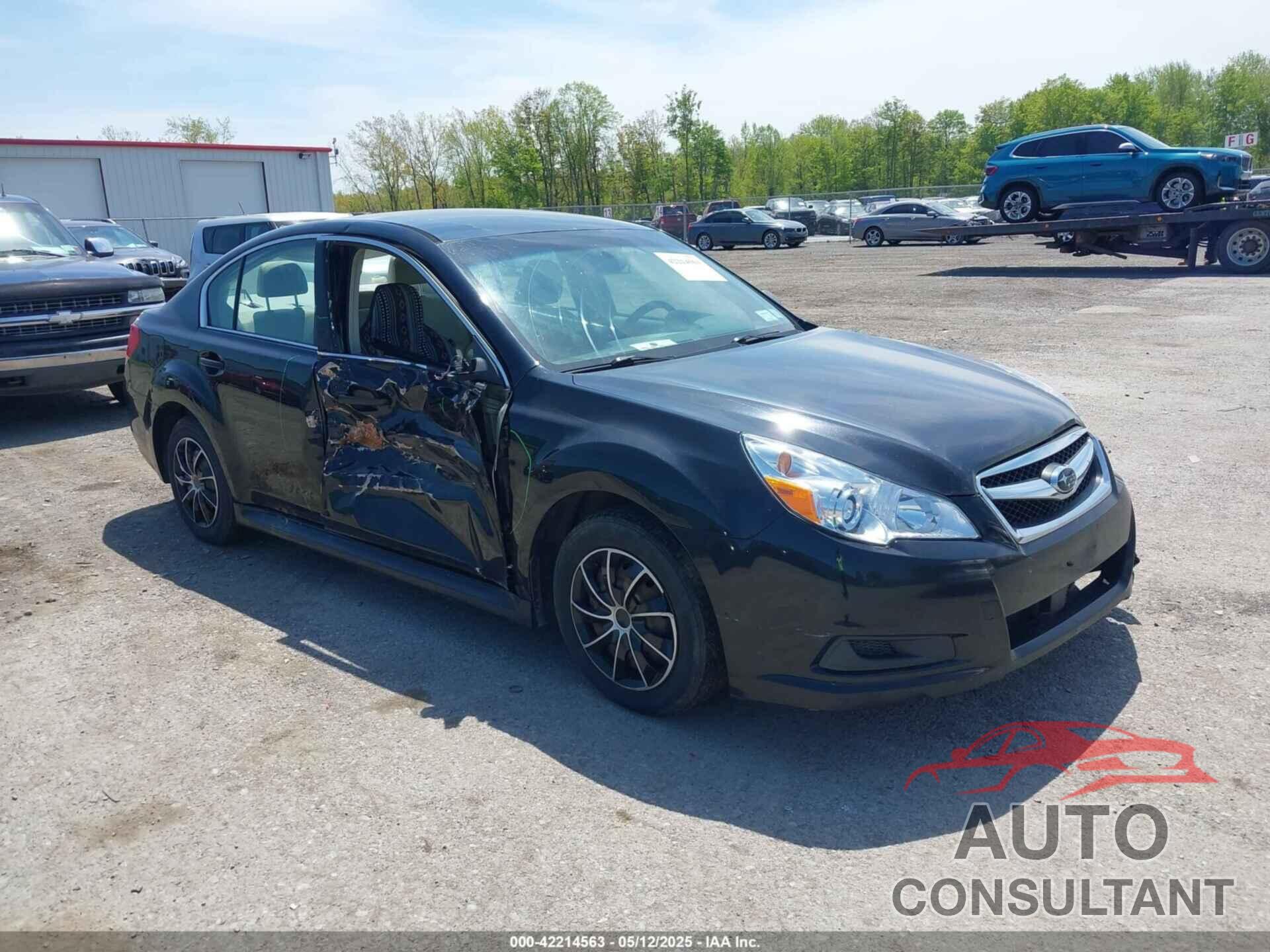 SUBARU LEGACY 2011 - 4S3BMBA69B3227233
