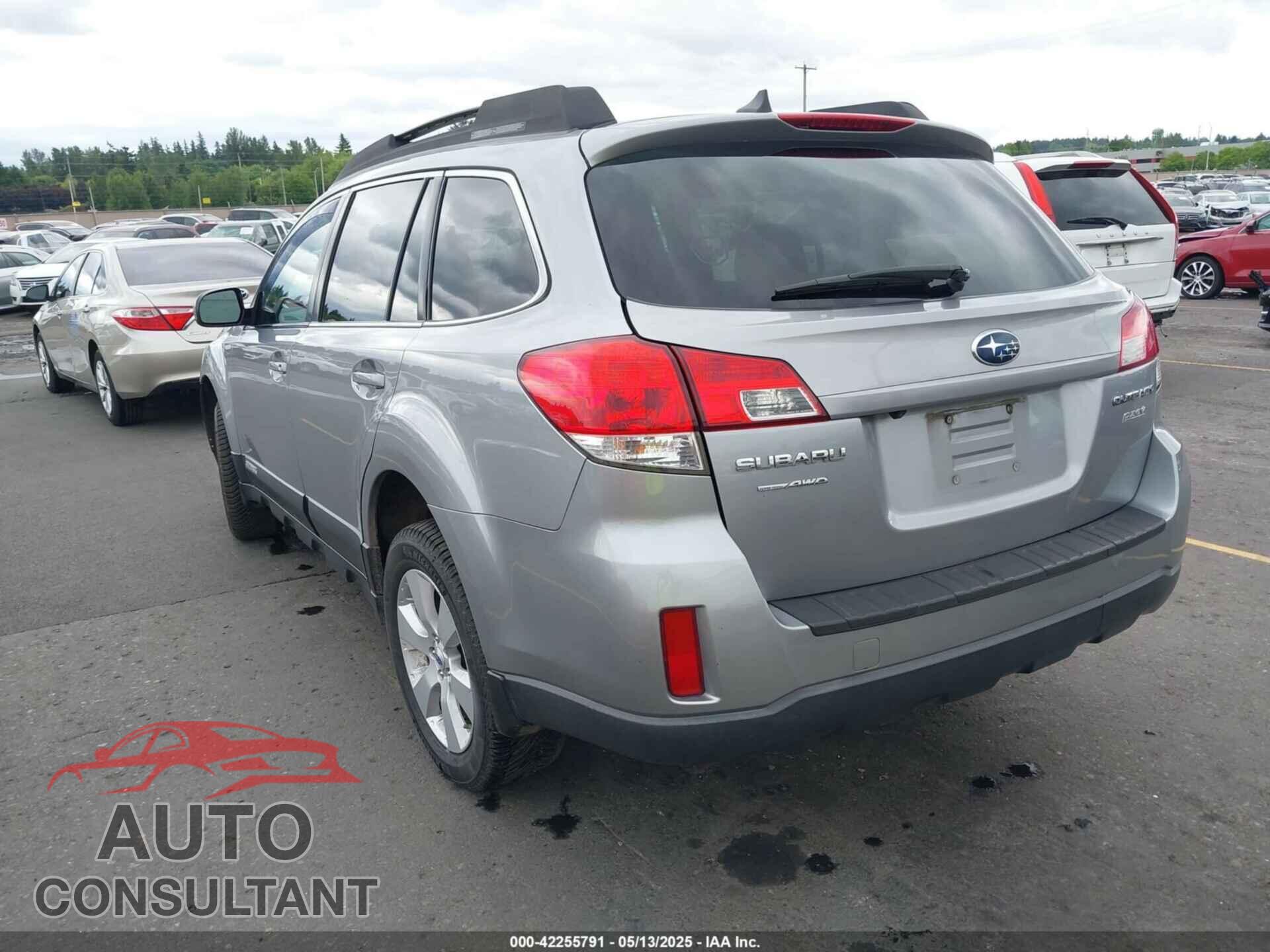 SUBARU OUTBACK 2011 - 4S4BRBKC5B3440486