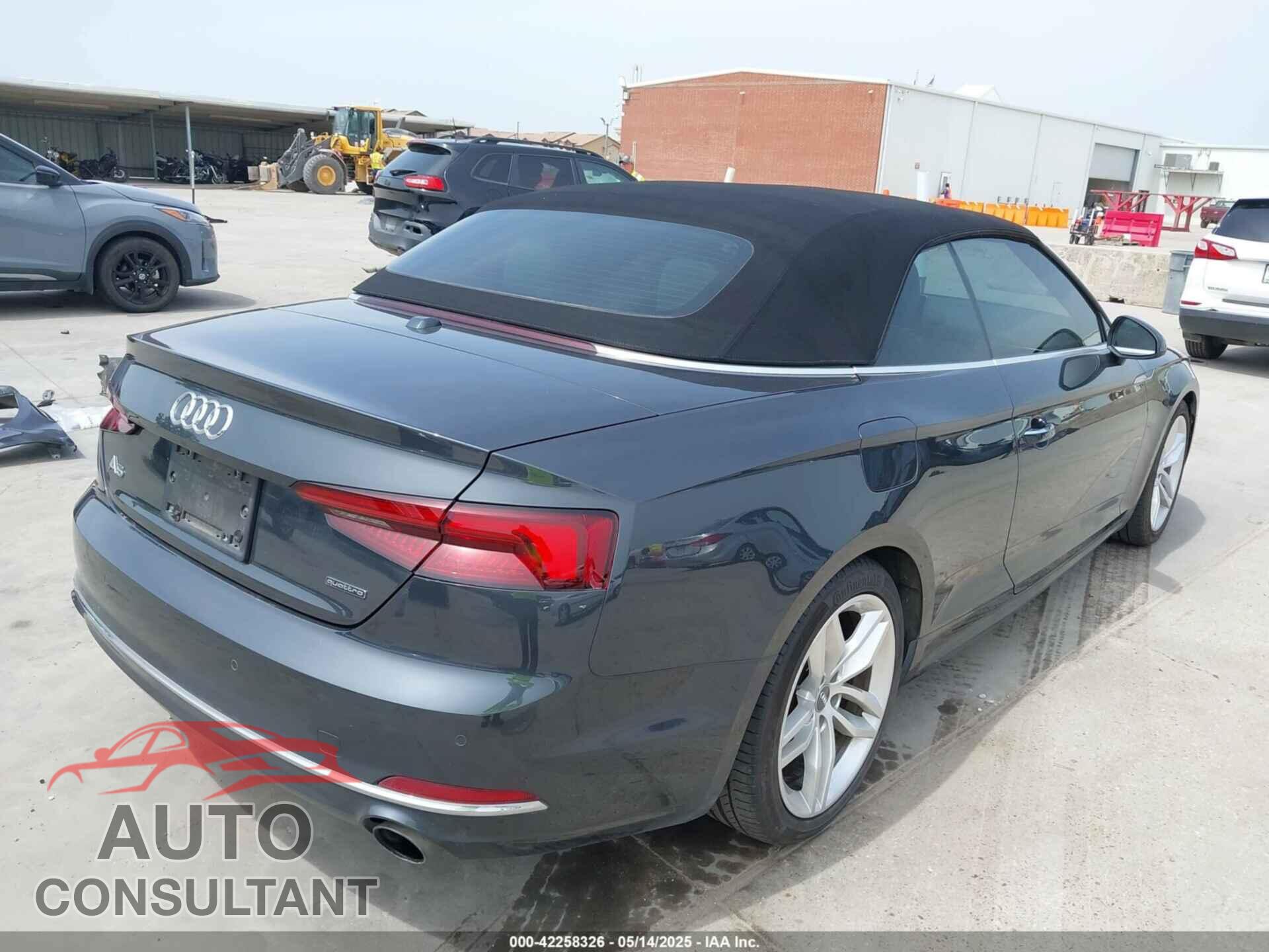 AUDI A5 2019 - WAUYNGF50KN001829