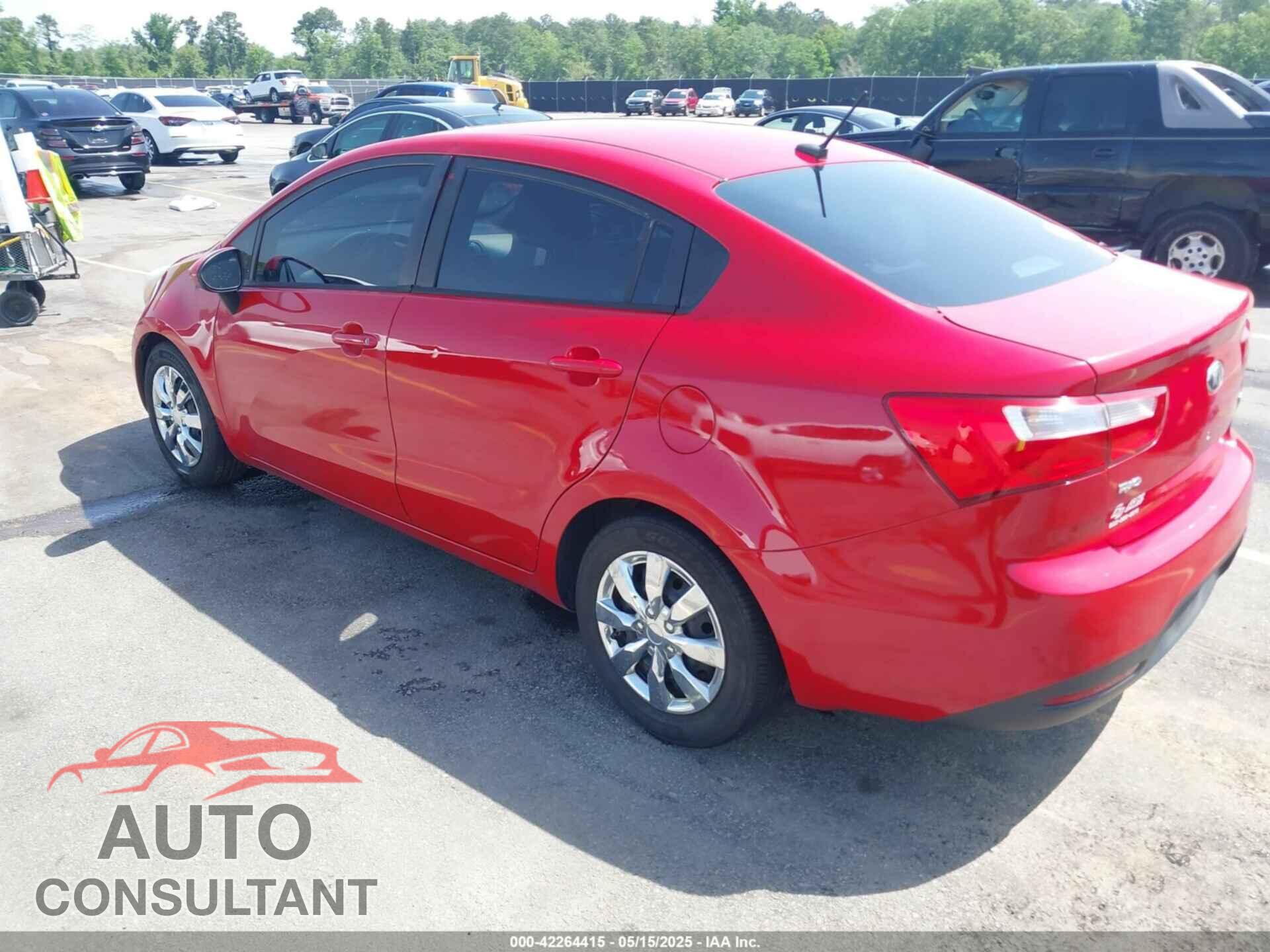 KIA RIO 2013 - KNADM4A38D6195707