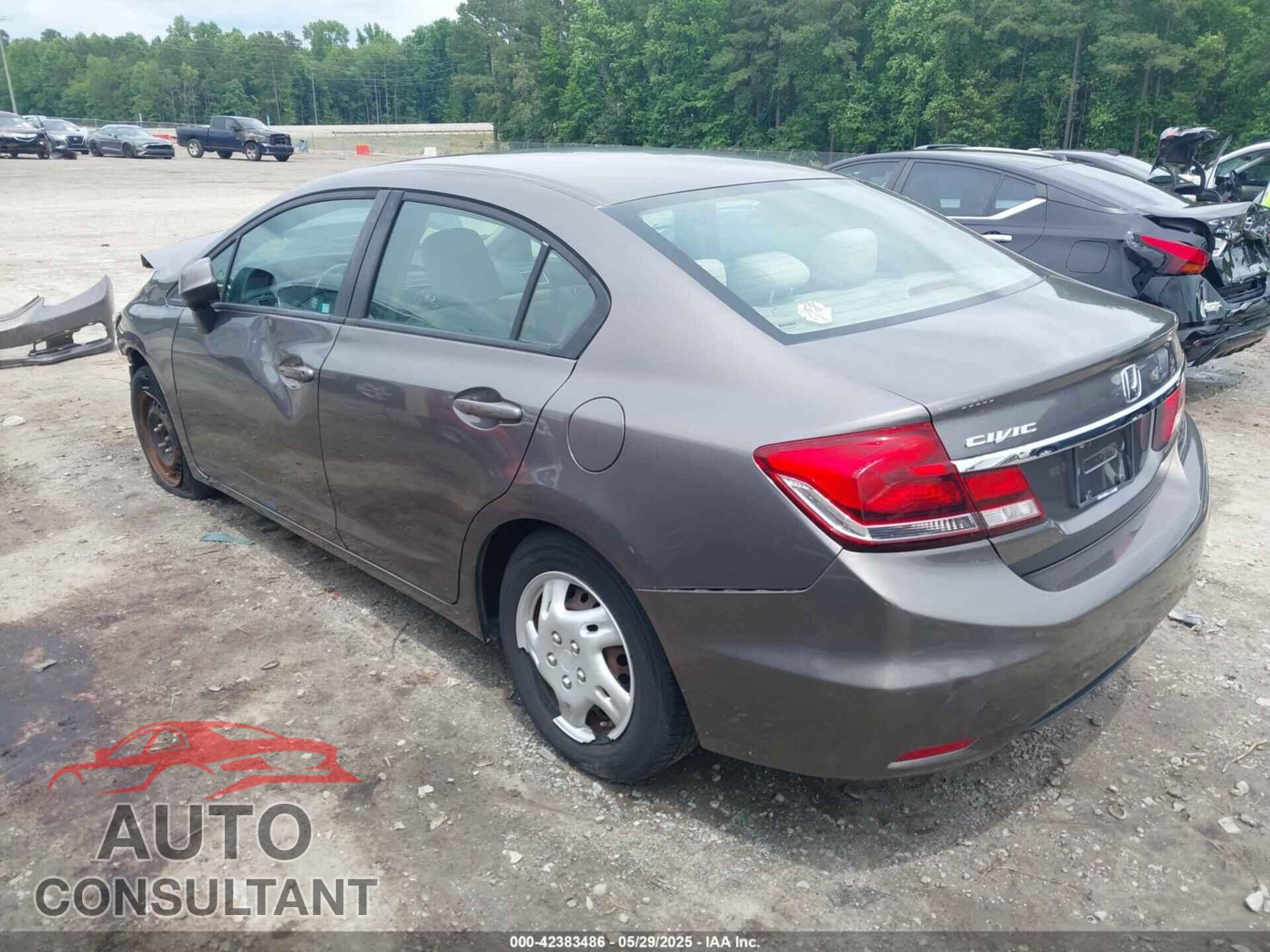 HONDA CIVIC 2013 - 19XFB2F57DE251792