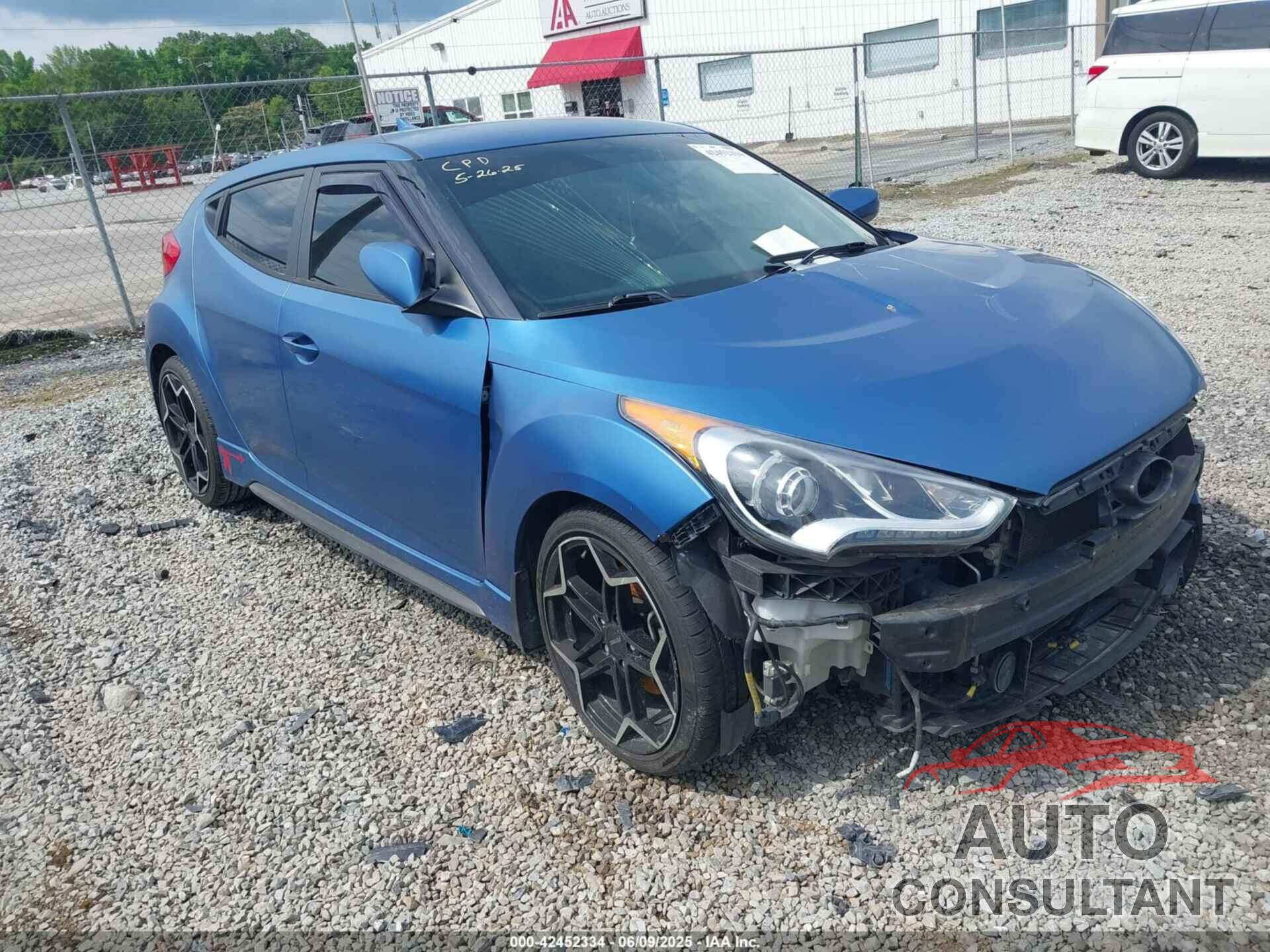 HYUNDAI VELOSTER 2016 - KMHTC6AE4GU261082