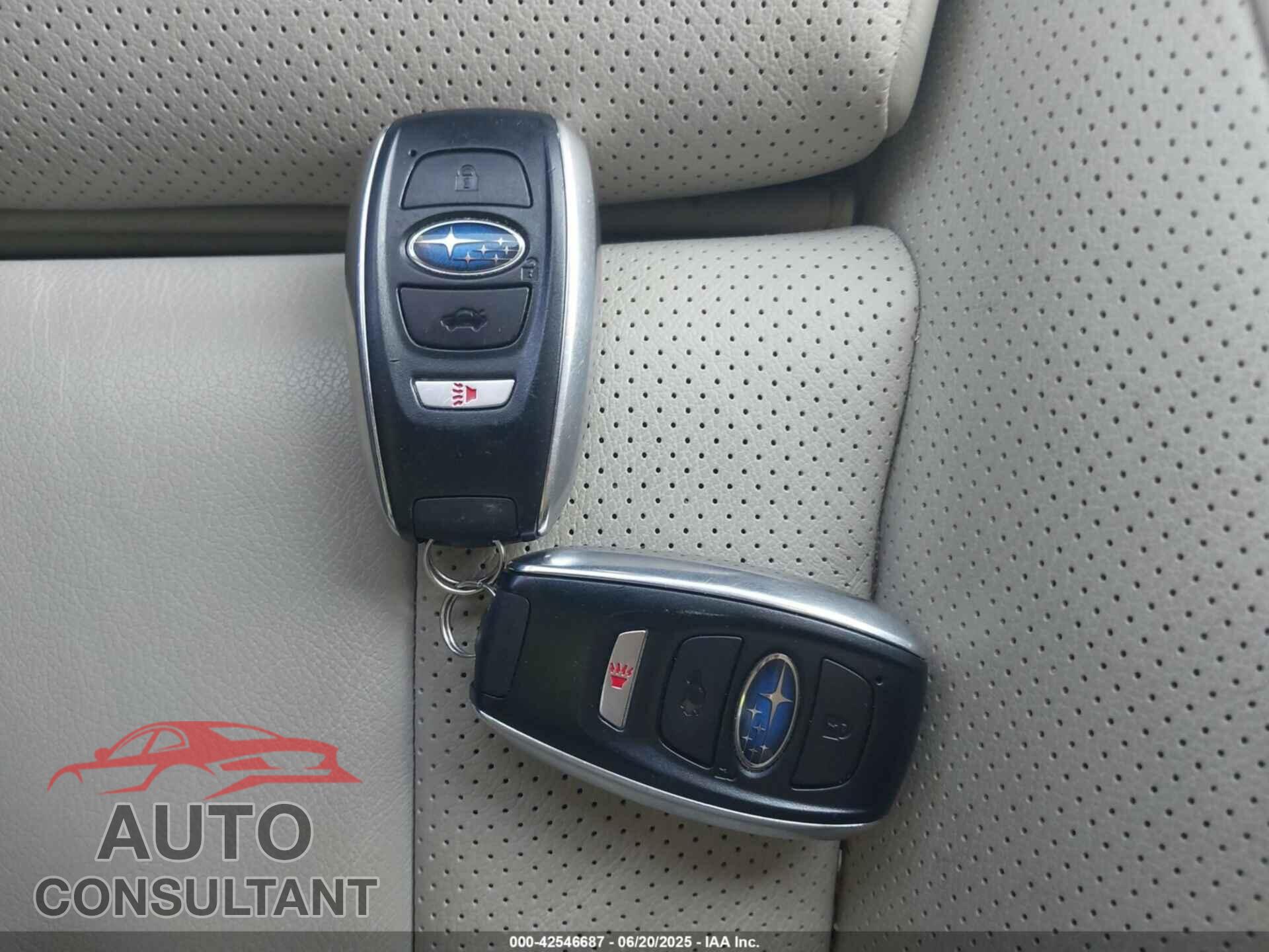 SUBARU ASCENT 2019 - 4S4WMAPD0K3427592
