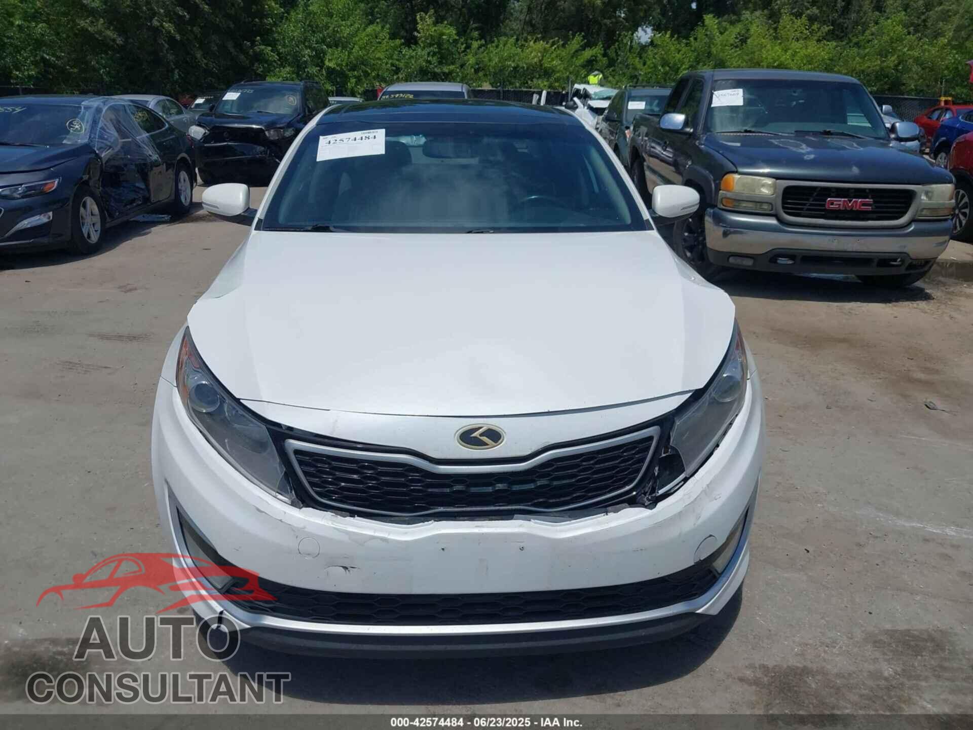 KIA OPTIMA HYBRID 2013 - KNAGM4AD3D5053390